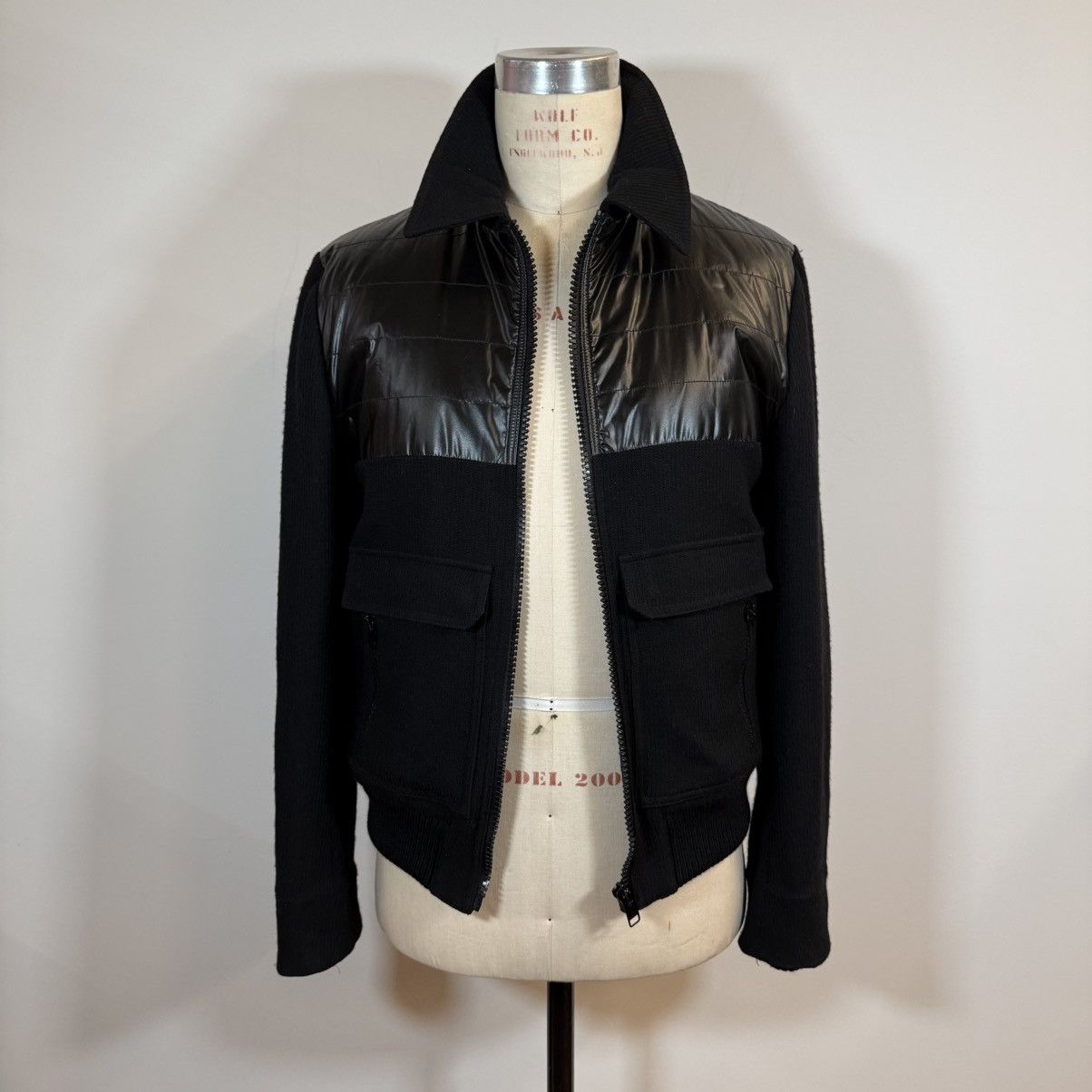 Dior Dior Homme Hybrid Wool/Quilted Nylon zip Jacket - Size 54 Size US L / EU 52-54 / 3 - 14 Thumbnail
