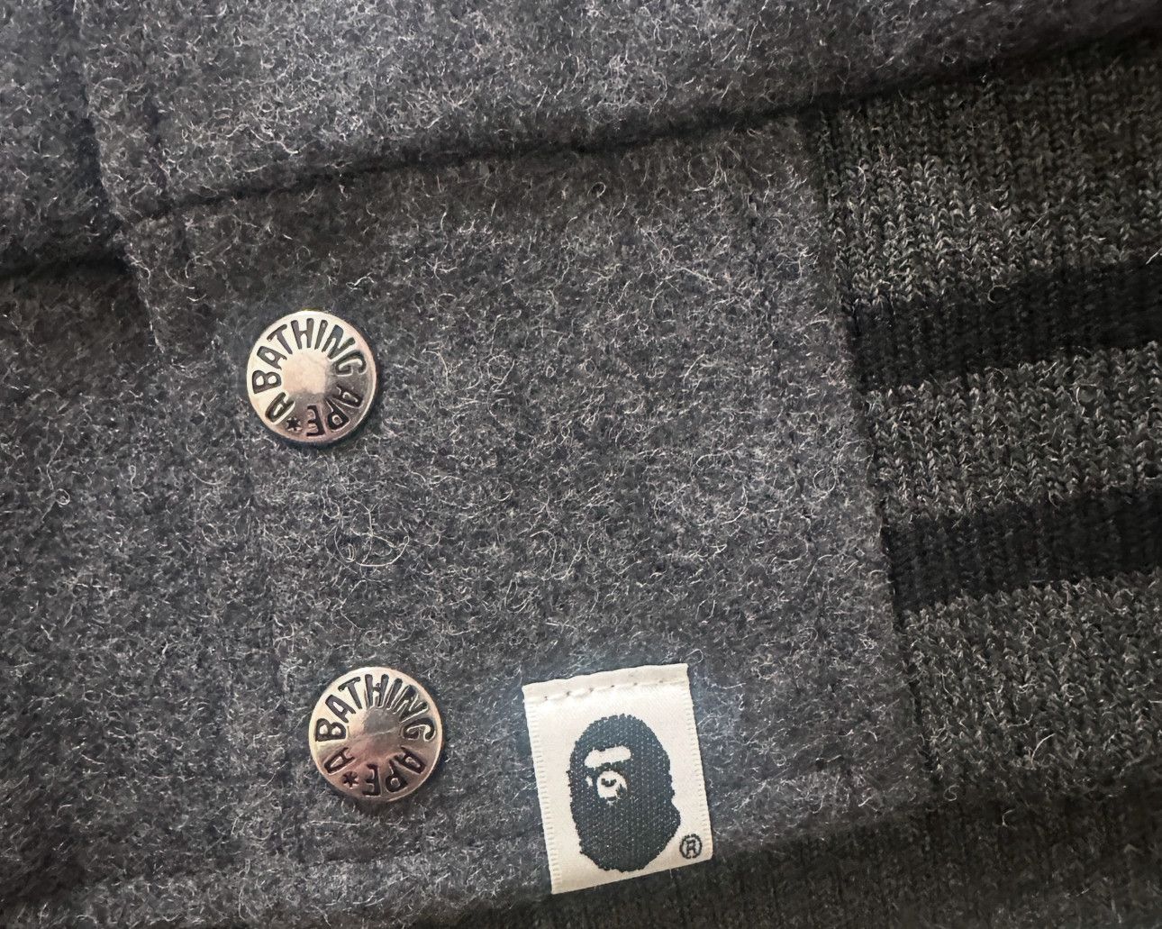 Bape × Undefeated Bape x Undefeated Varsity Jacket Size US XL / EU 56 / 4 - 4 Thumbnail