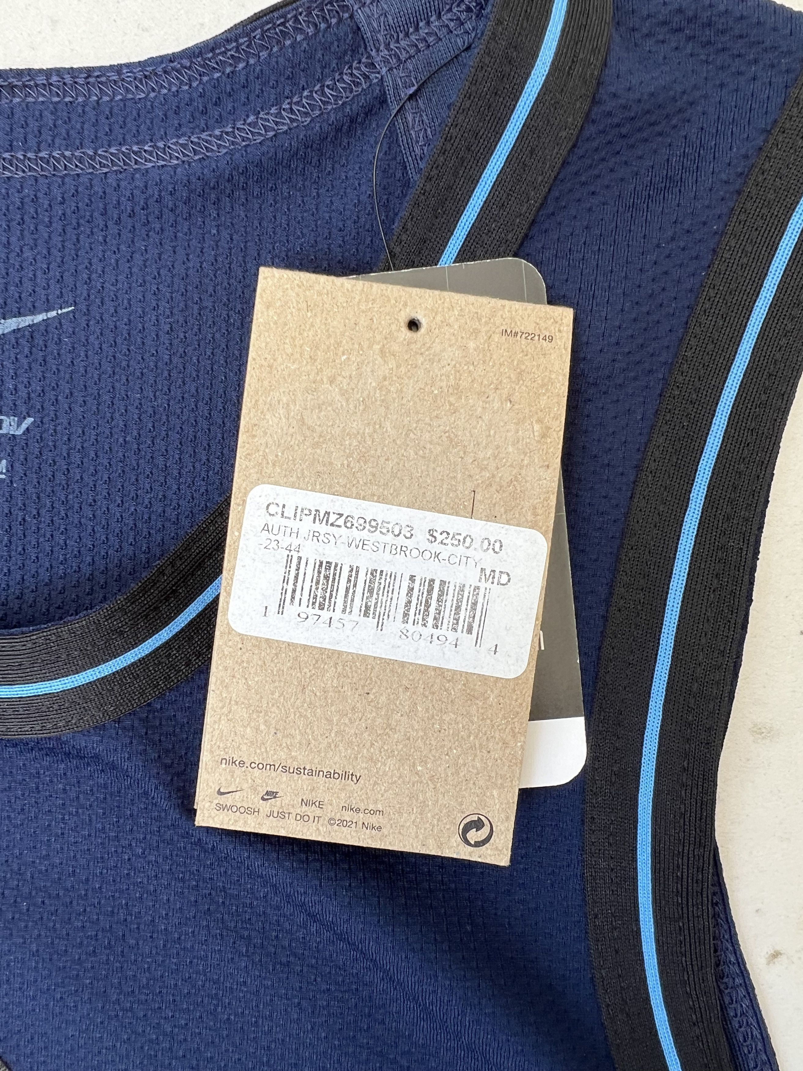 NBA × Nike Russell Westbrook LA Clippers Nike NBA City Authentic Jersey Size US M / EU 48-50 / 2 - 4 Thumbnail
