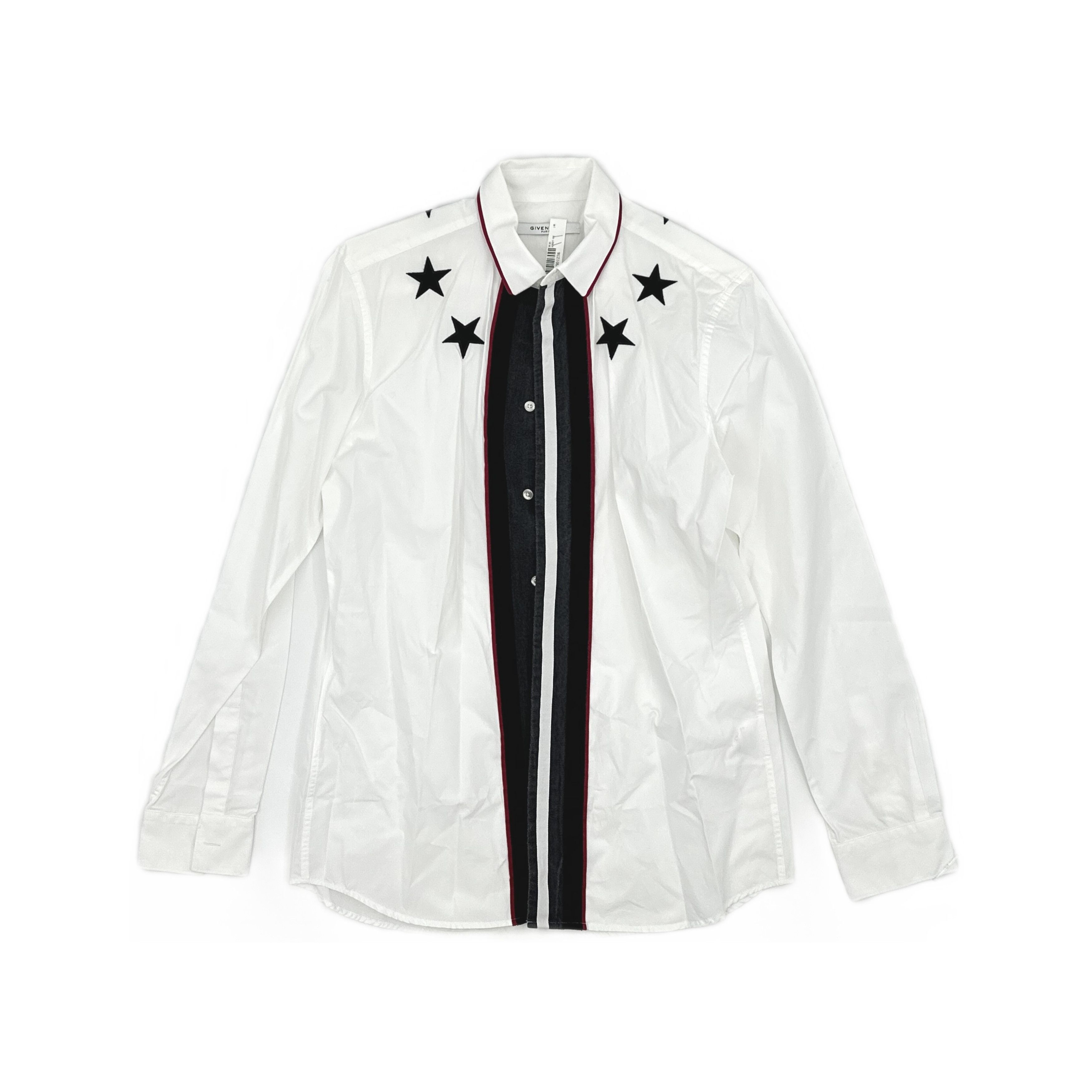 Givenchy Givenchy Star Embroidered Button Up Shirt Size 41 Size US L / EU 52-54 / 3 - 1 Thumbnail