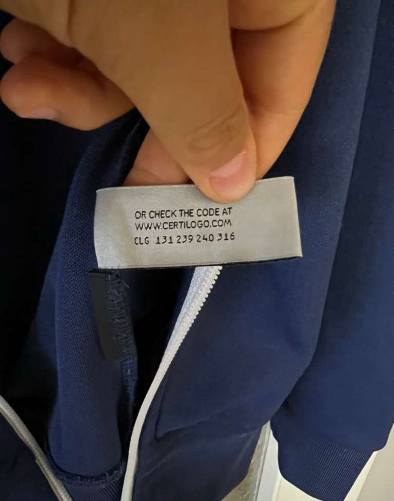 Palm Angels Palm Angels Track Jacket Navy Blue Size US XL / EU 56 / 4 - 3 Thumbnail