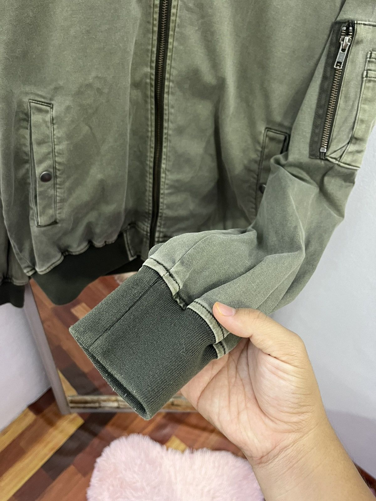 Japanese Brand Rag Machine Vintage Wash MA-1 Bomber Jacket Size US M / EU 48-50 / 2 - 5 Thumbnail