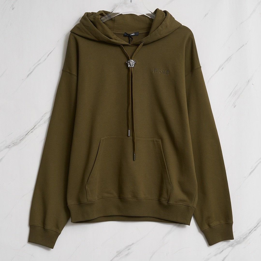 Versace Versace Logo Embroidery Hoodie Size US M / EU 48-50 / 2 - 1 Thumbnail