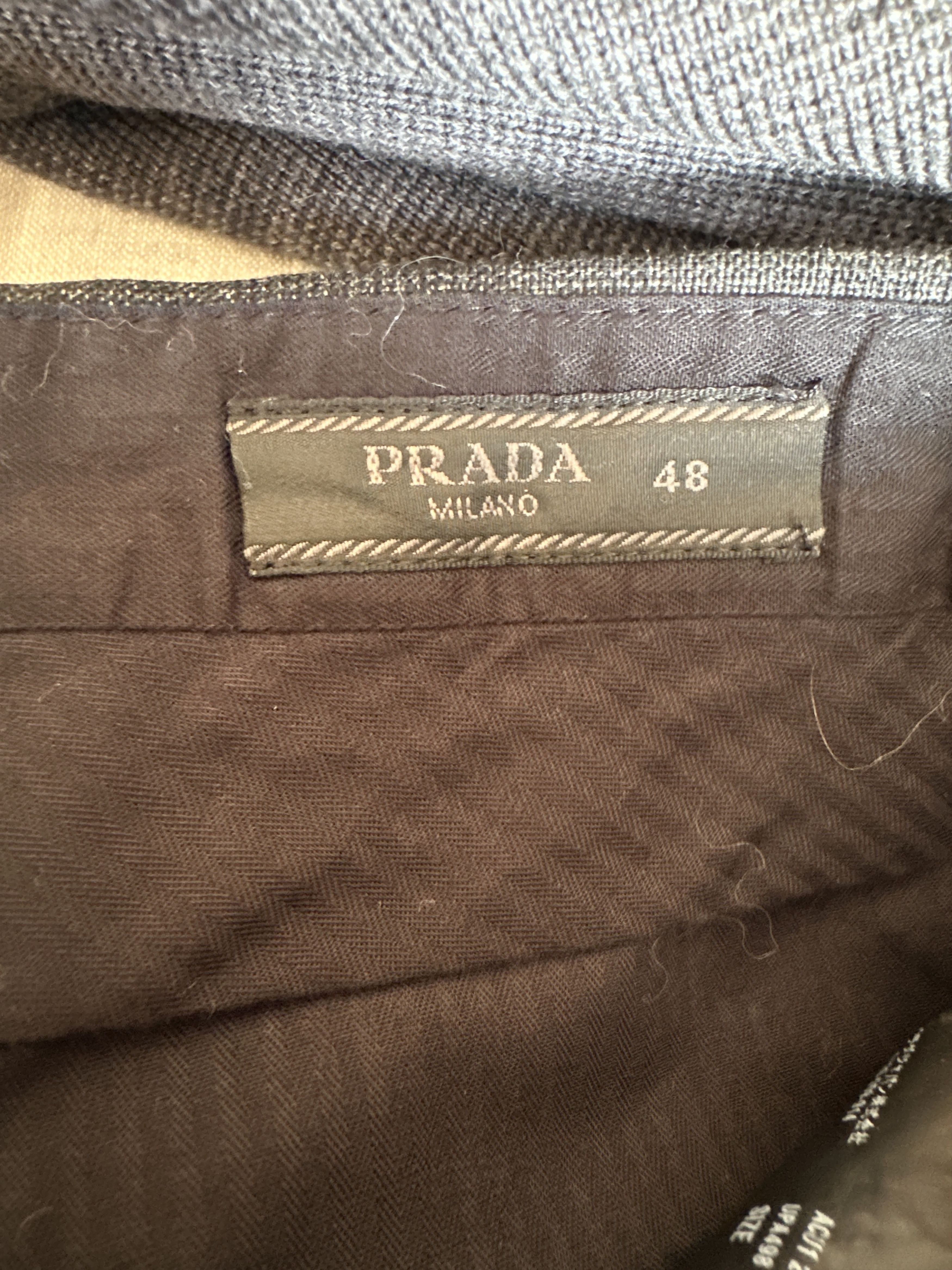Prada Prada Wool Trousers Size US 34 / EU 50 - 4 Thumbnail