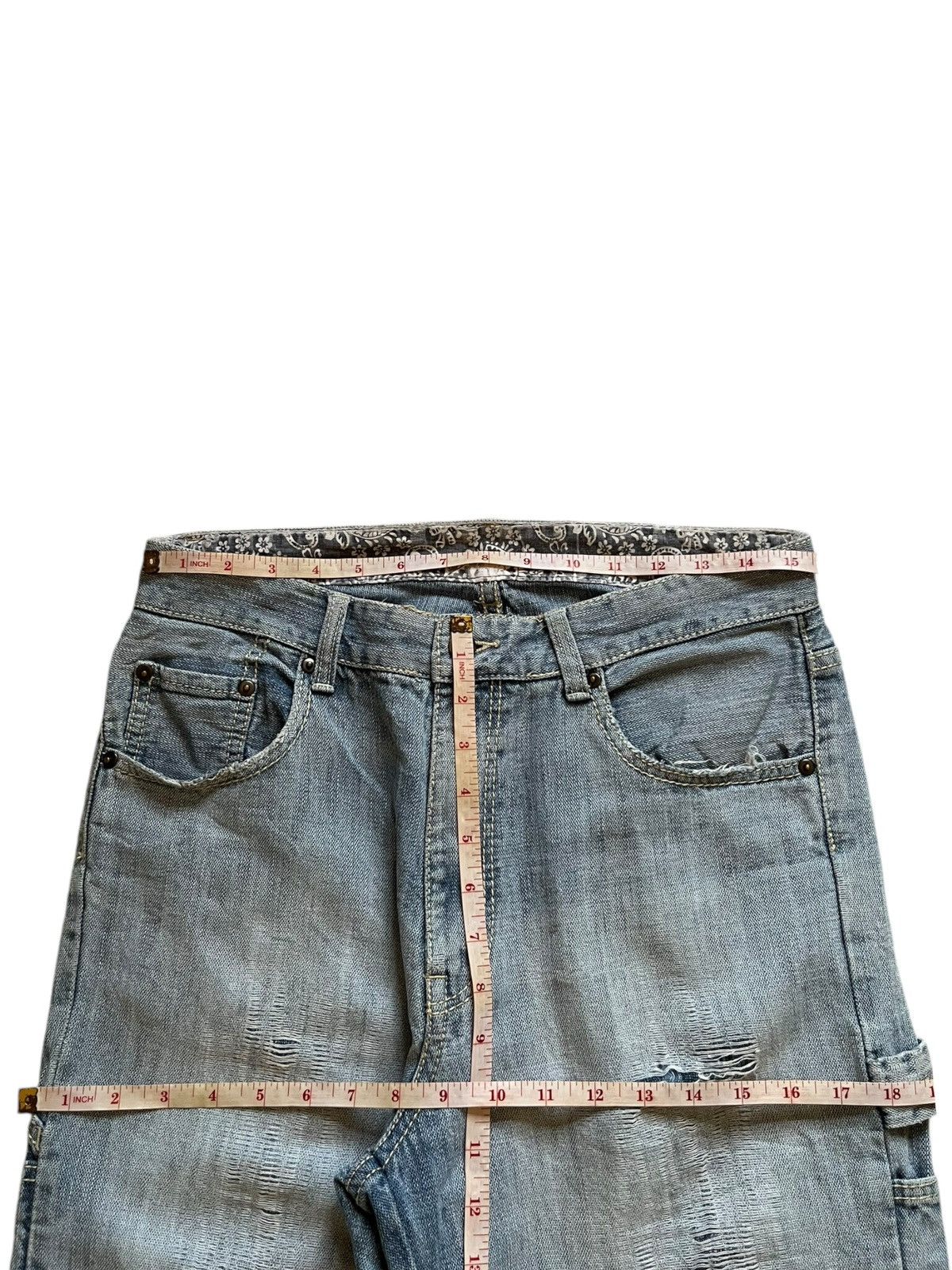 Japanese Brand Vintage Japanese Brand Baggy Carpenter Jean Shorts Size US 31 - 14 Thumbnail