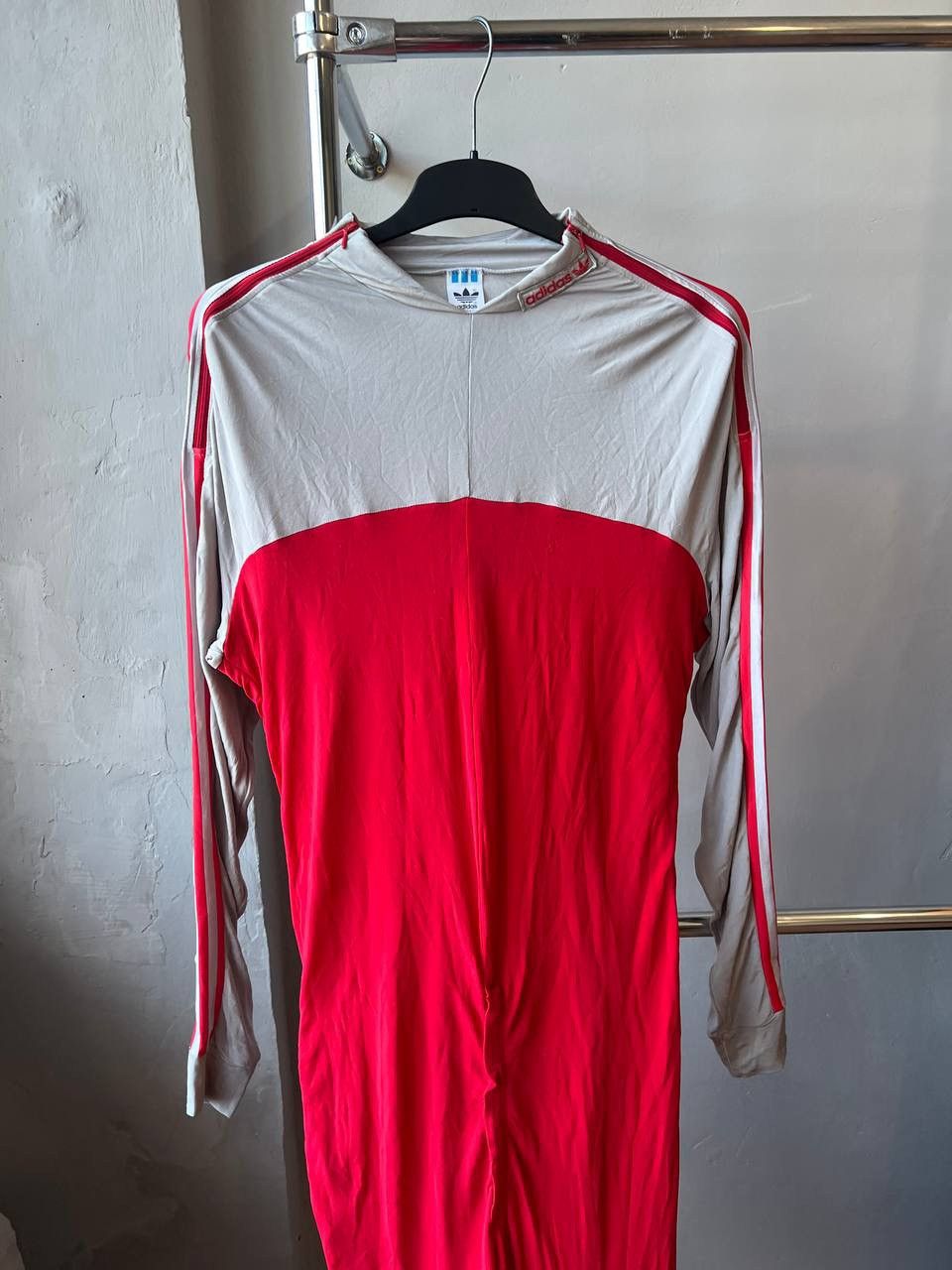 Adidas 1980 RARE ADIDAS MADE IN WEST GERMANY RUN BIKE OVERALLS L Size 52L - 3 Thumbnail