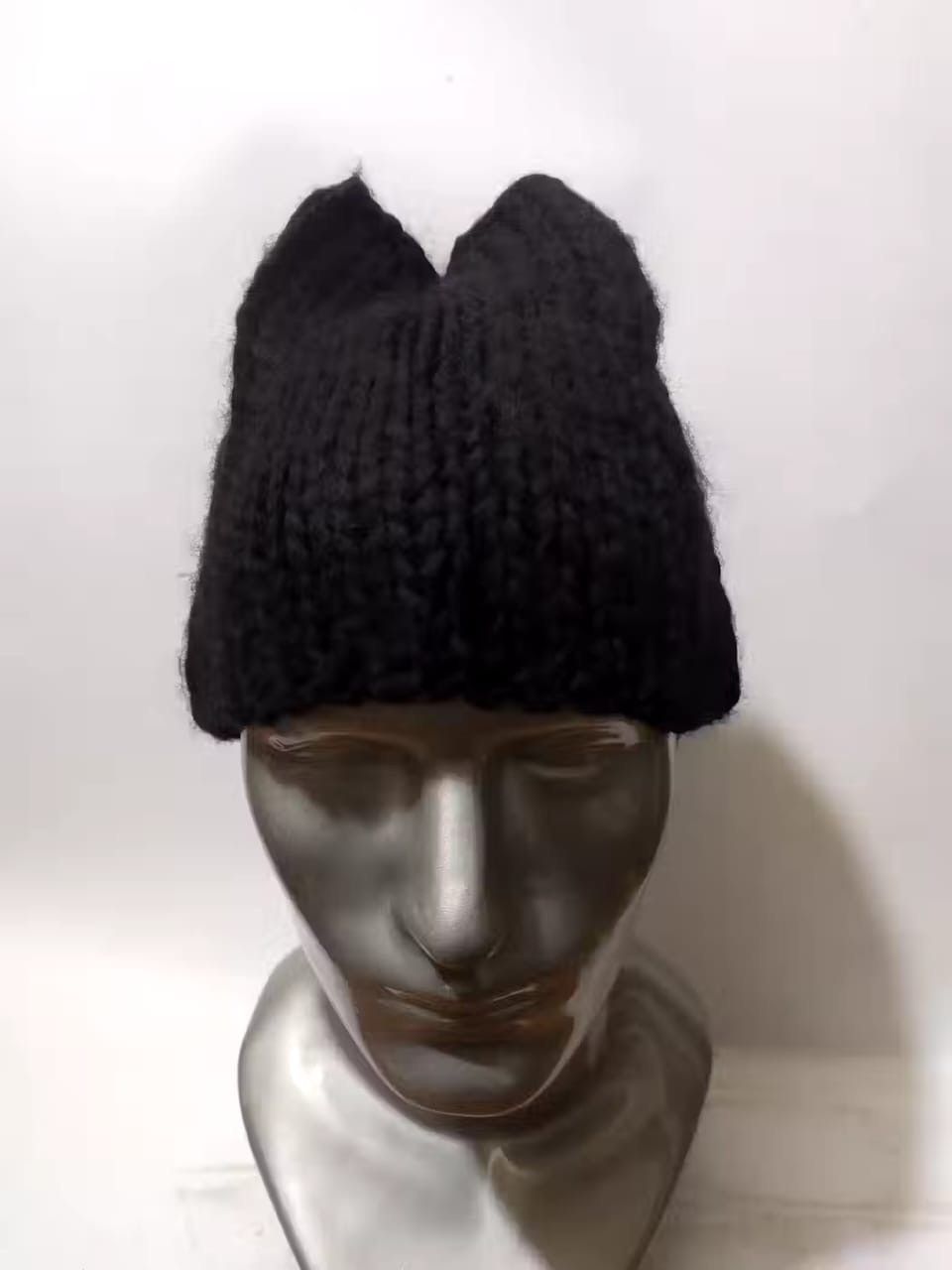 image of Beams Plus Beams Black Beanie Knitted Hats Nice Design, Men's