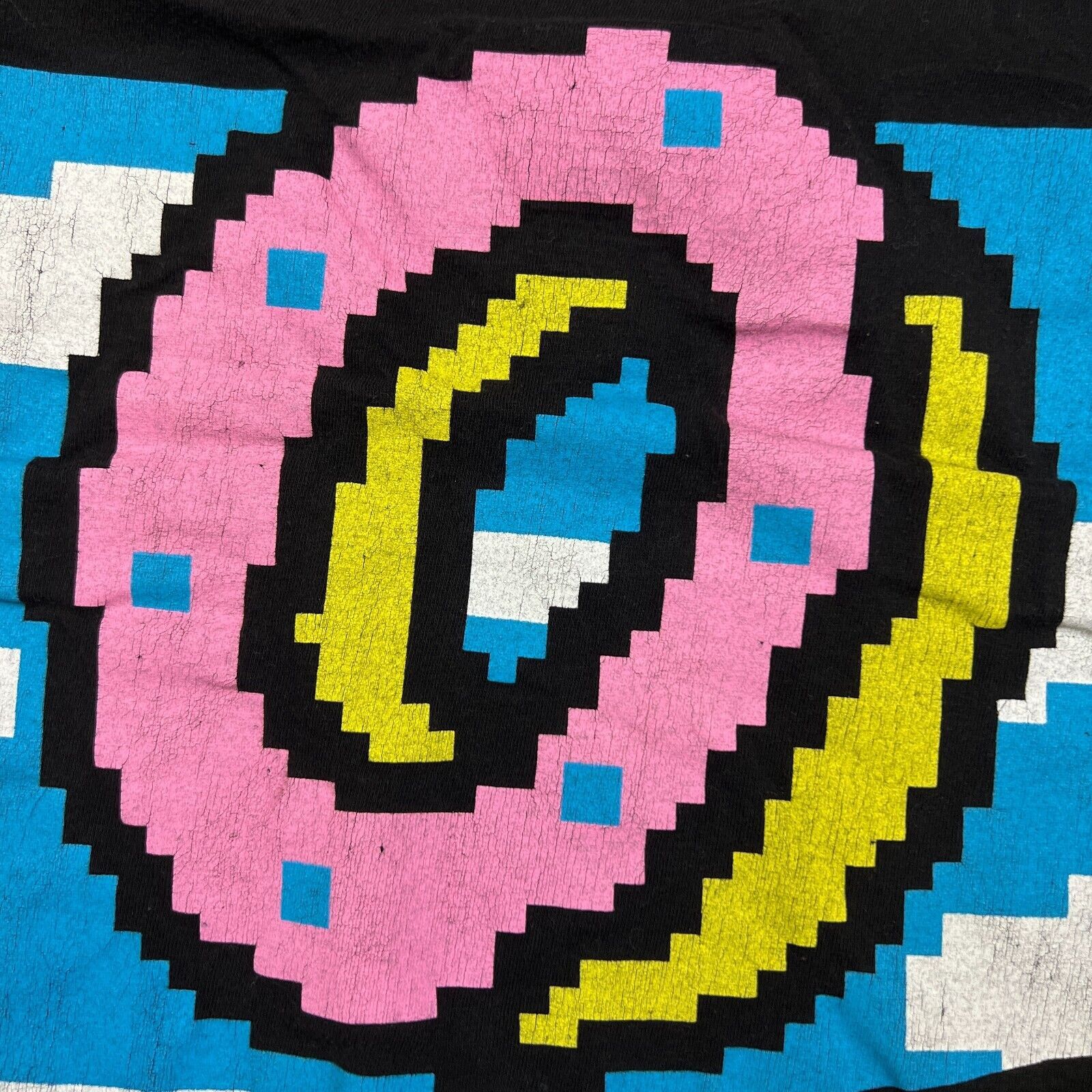 Odd Future × Rap Tees × Tyler The Creator Odd Future T Shirt Black Donut Graphic Short Sleeve Rap Tee Size US M / EU 48-50 / 2 - 3 Thumbnail