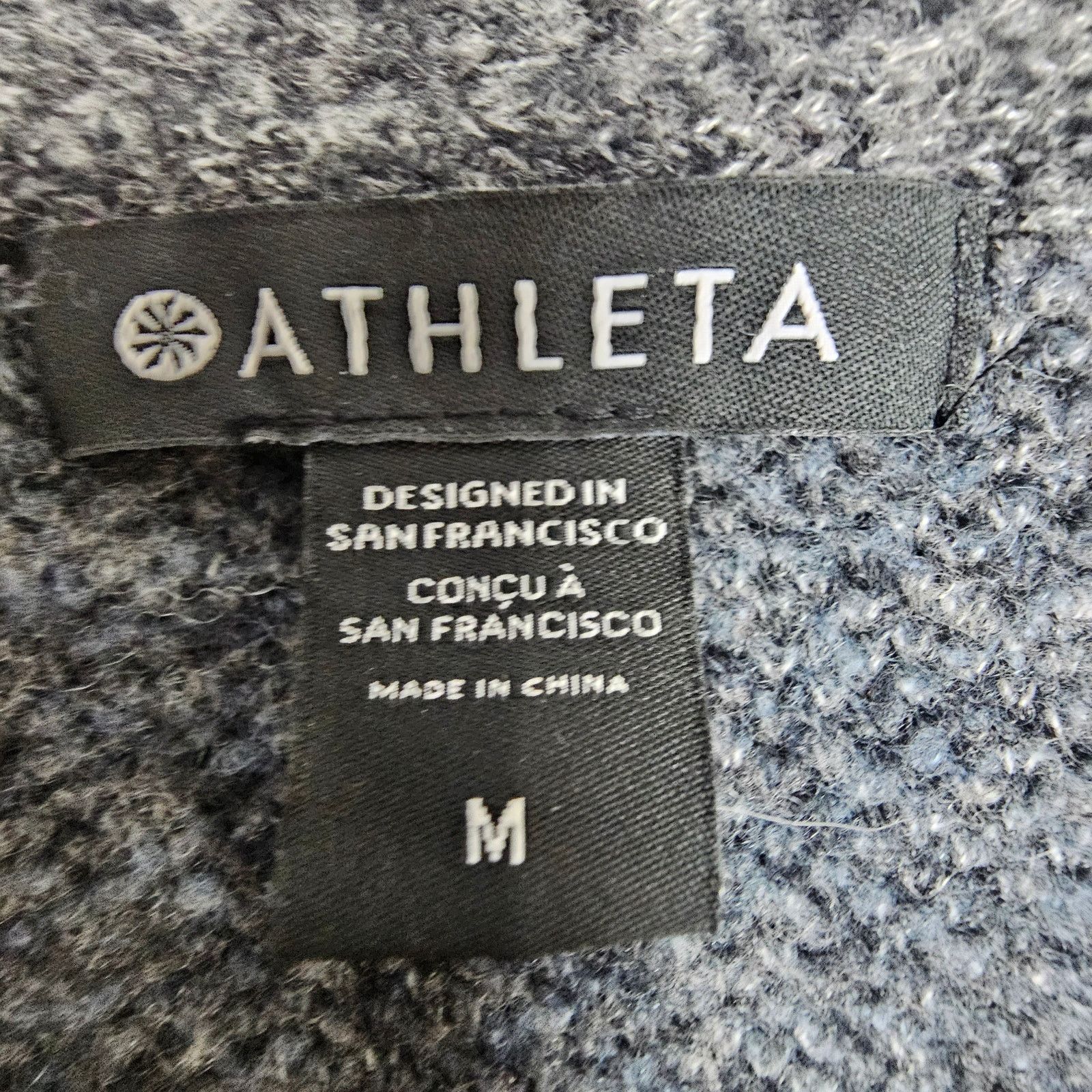 Athleta Athleta Westlake Cardigan Sweater Merino Wool Fog Camo Comfy Size M / US 6-8 / IT 42-44 - 7 Thumbnail