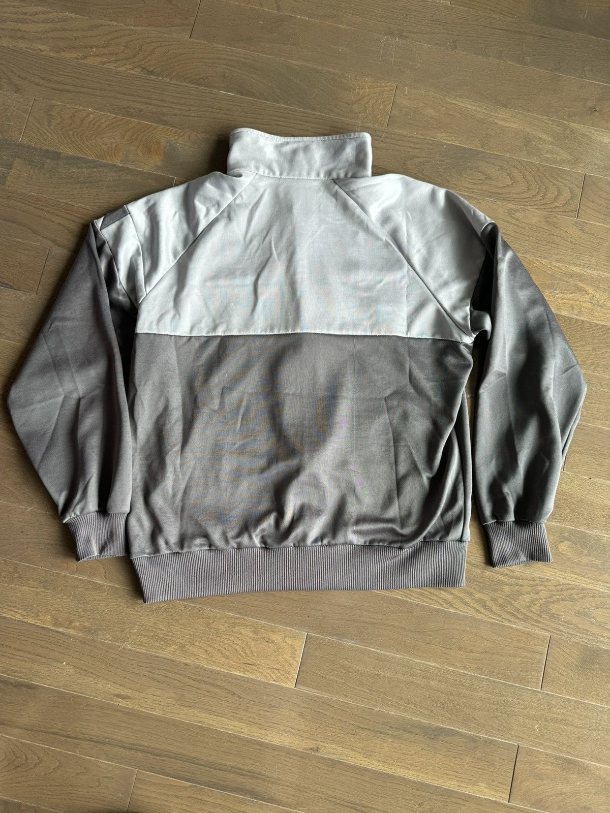 Nike × Vintage Vintage Nike track Jacket long sleeve zip up Grey Xl 80s Size US XL / EU 56 / 4 - 2 Thumbnail