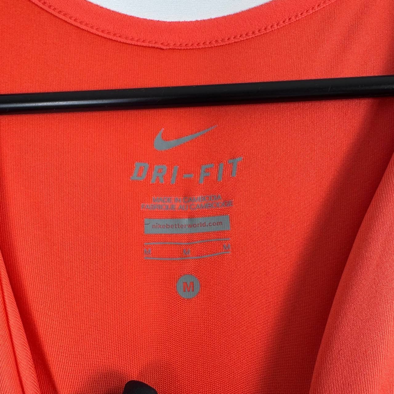 Nike Nike Women Dri Fit Training T Shirt Orange Athletic Top Sz M Size M / US 6-8 / IT 42-44 - 3 Thumbnail