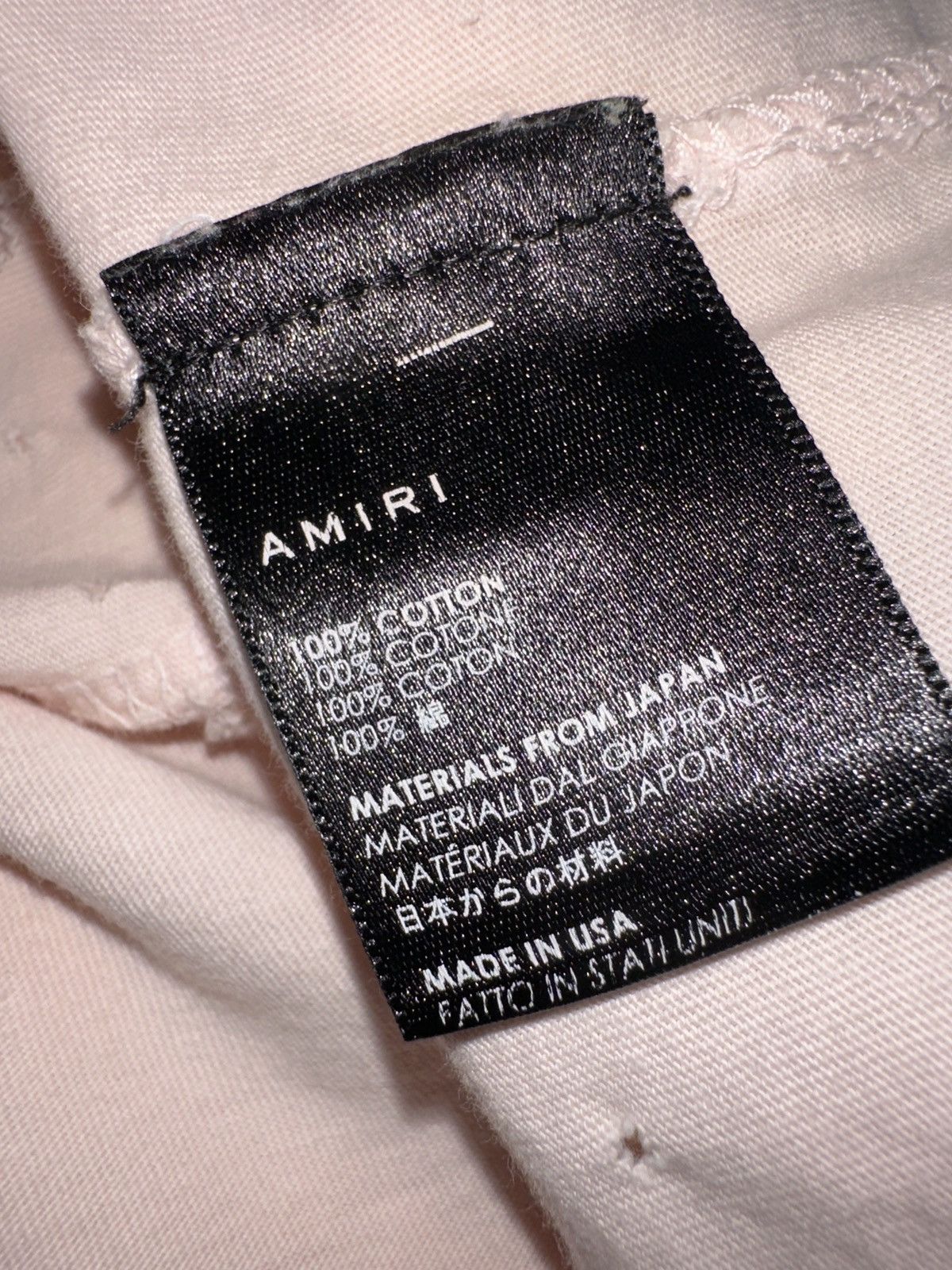 Amiri Amiri shotgun tee Size US XL / EU 56 / 4 - 7 Thumbnail