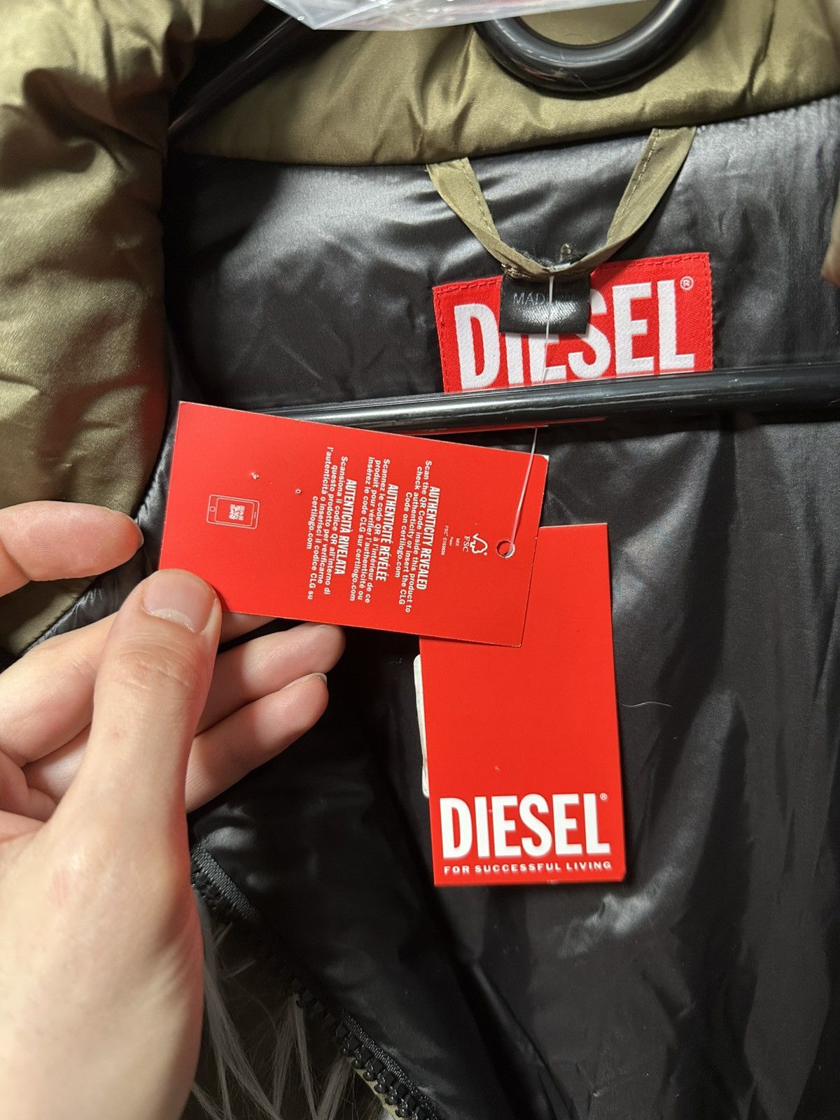 Diesel Diesel Parka Limited Size US L / EU 52-54 / 3 - 11 Thumbnail