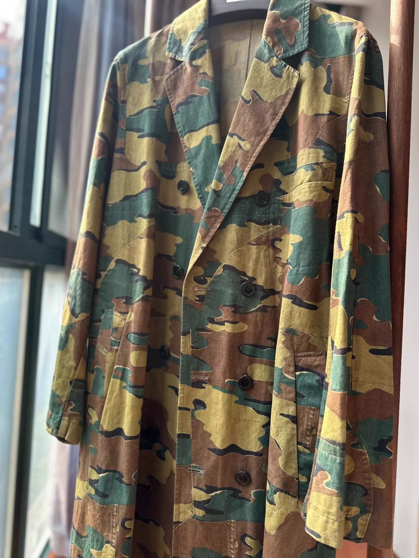 Dries Van Noten DVN Runway Trench Coat S 98 New Cotton-Linen Color Size US S / EU 44-46 / 1 - 8 Thumbnail