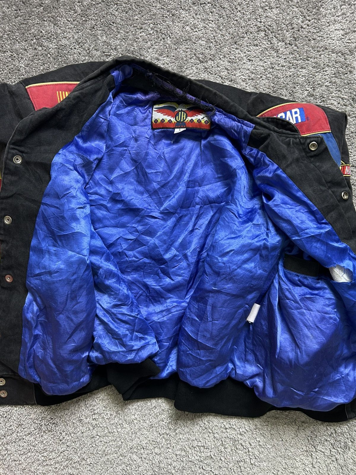 Jeff Hamilton Vintage 90s Jeff Hamilton NASCAR Racing Jacket Made in USA Size US L / EU 52-54 / 3 - 8 Thumbnail