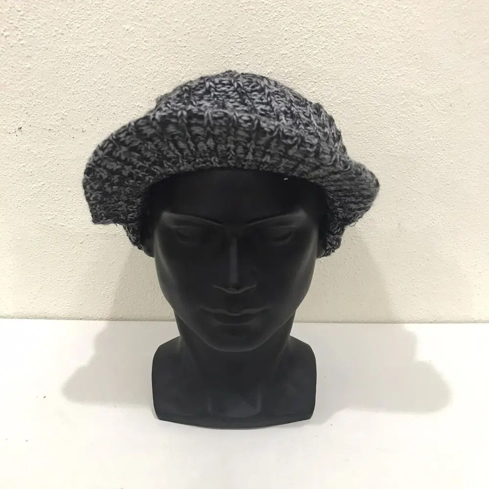 Japanese Brand × Kapital × Vintage Japanese Brand Plain Visor Crochet Beanie Hat Size ONE SIZE - 3 Thumbnail