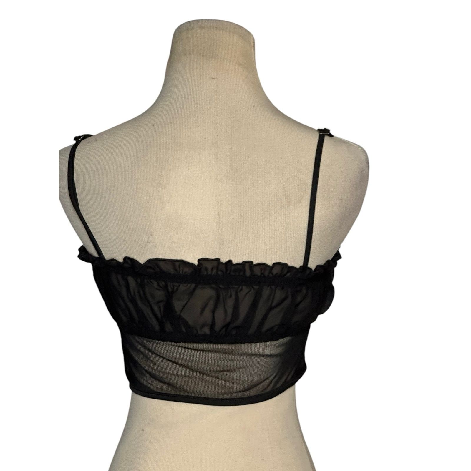 Shein Shein black crop top size XS Size XS / US 0-2 / IT 36-38 - 2 Thumbnail