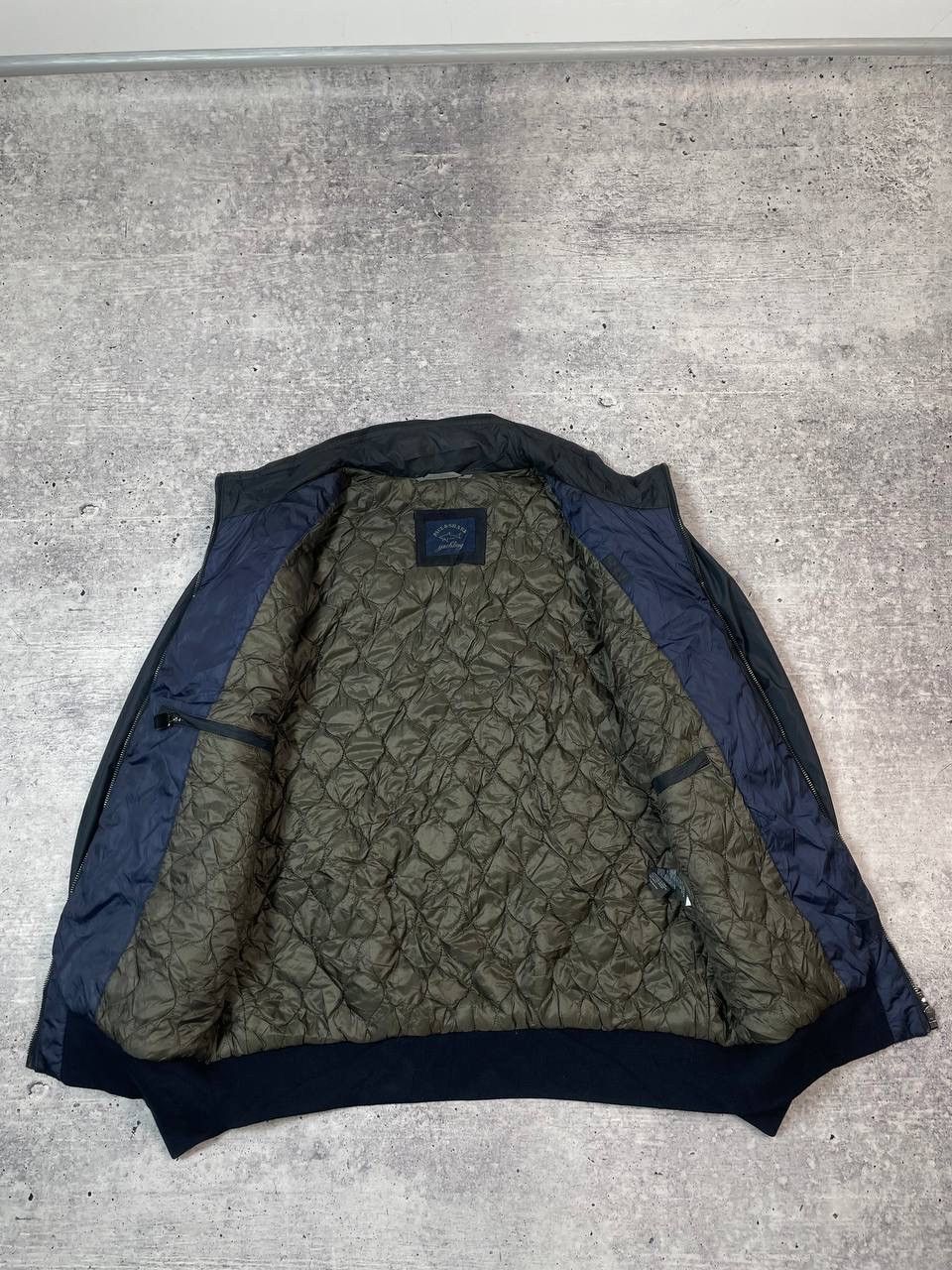Paul & Shark Paul & Shark Nylon Navy Bomber Jacket Y2K Size US XL / EU 56 / 4 - 4 Thumbnail