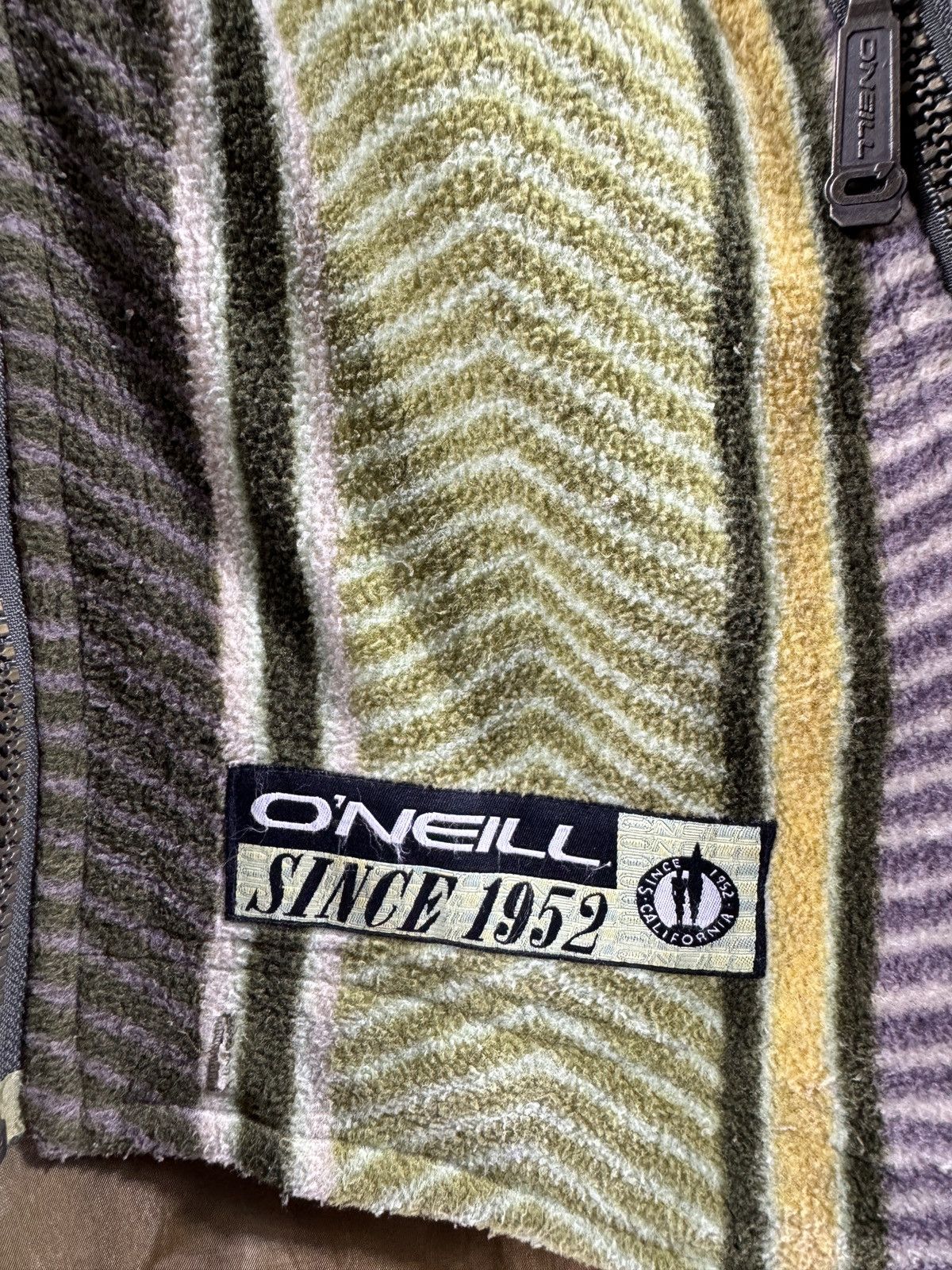 O'Neill 🔥 Vintage 90's O'neill Surfing Hoodie fleece baggy zipper Size US L / EU 52-54 / 3 - 5 Thumbnail