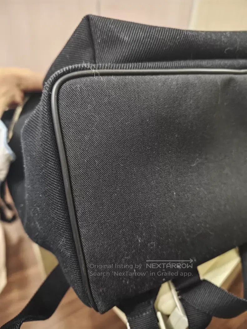 Saint Laurent Paris Saint Laurent Paris Black Embroidered Letter Backpack i Size ONE SIZE - 6 Thumbnail