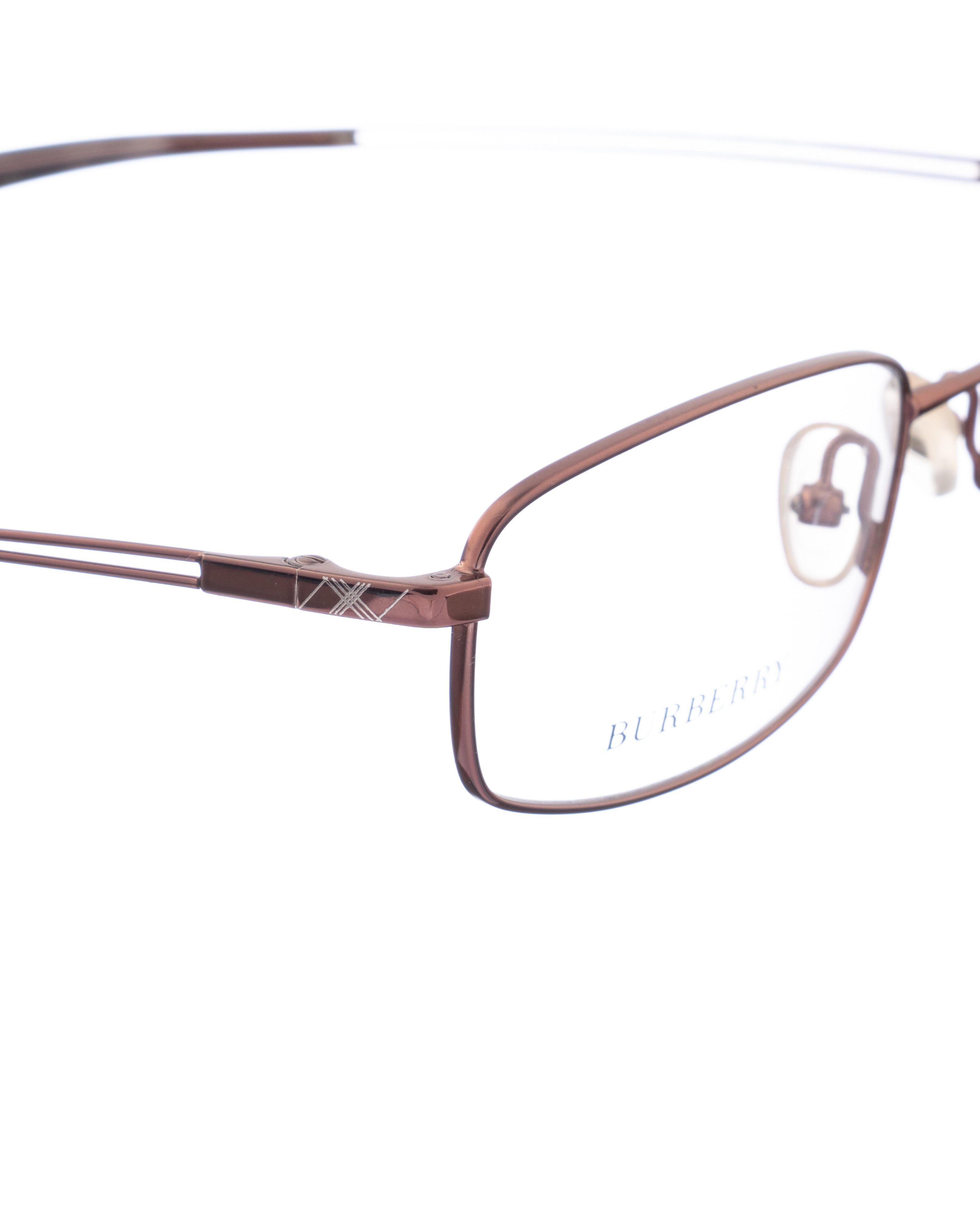 Burberry Burberry 90s Deep Violet Metallic Rectangular Glasses Size ONE SIZE - 3 Thumbnail