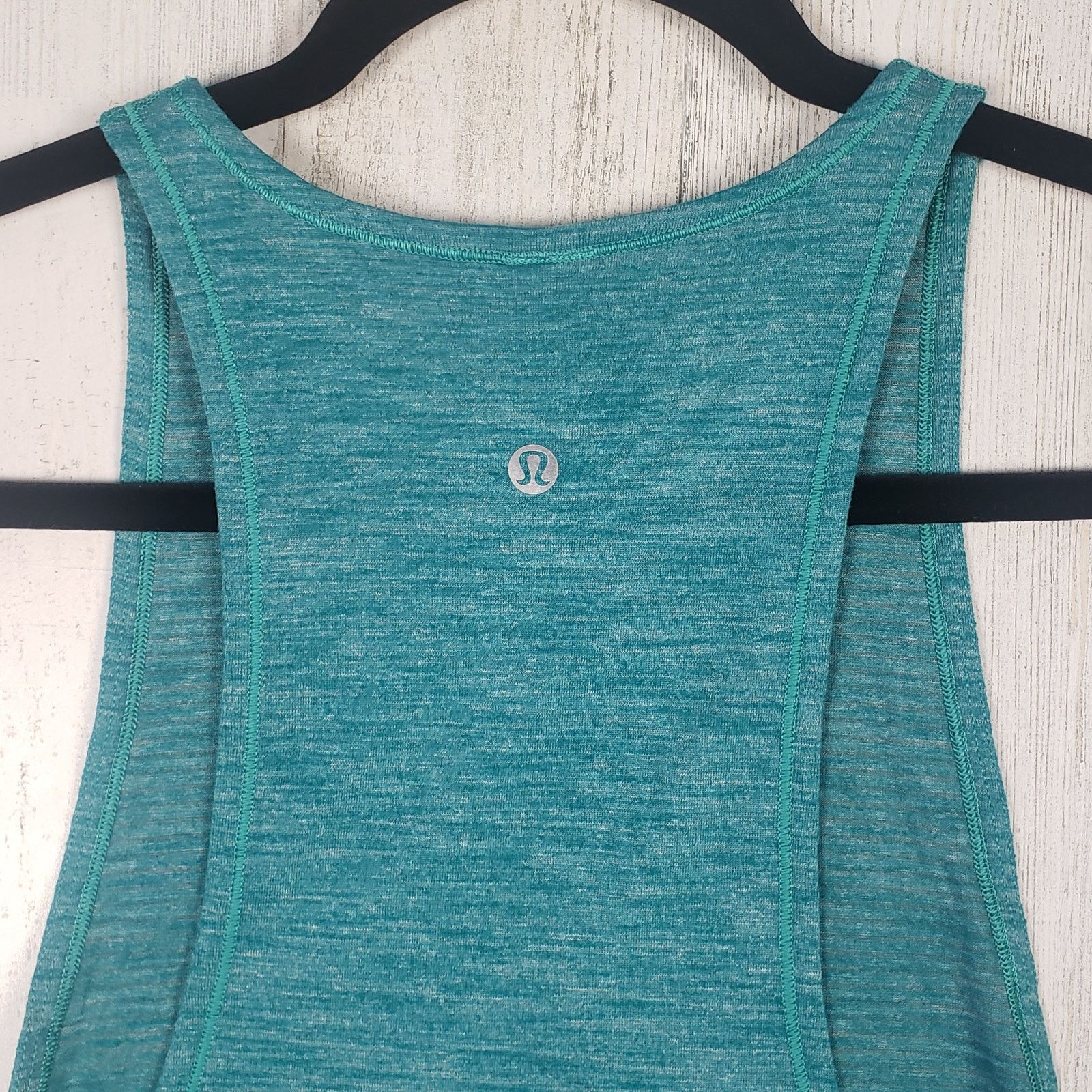 Lululemon Lululemon Athletica Turquoise Space Dye Sweat Date Tank Top Size ONE SIZE - 5 Thumbnail
