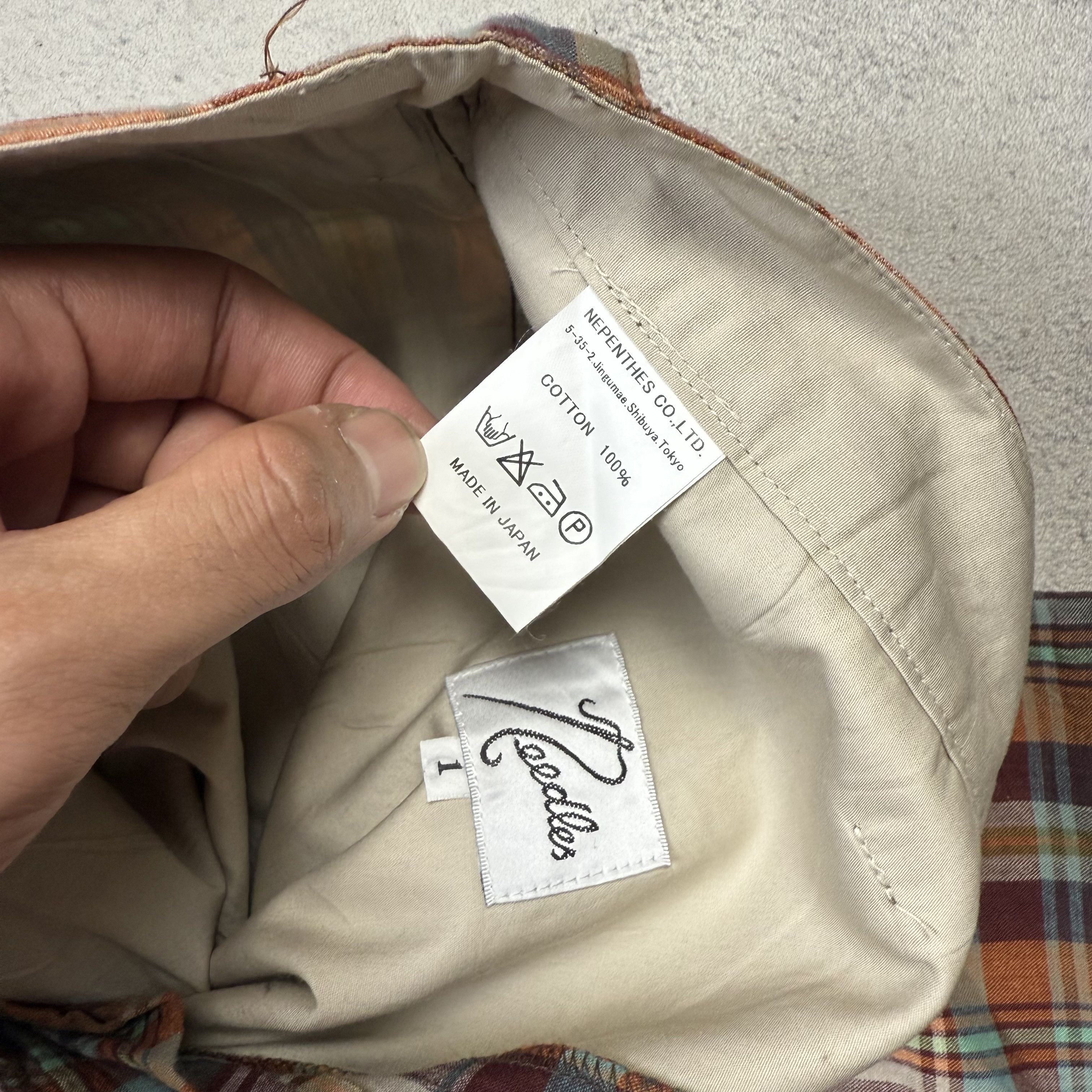 Needles Needles Nepenthes Plaid Tartan Pants Size US 31 - 7 Thumbnail