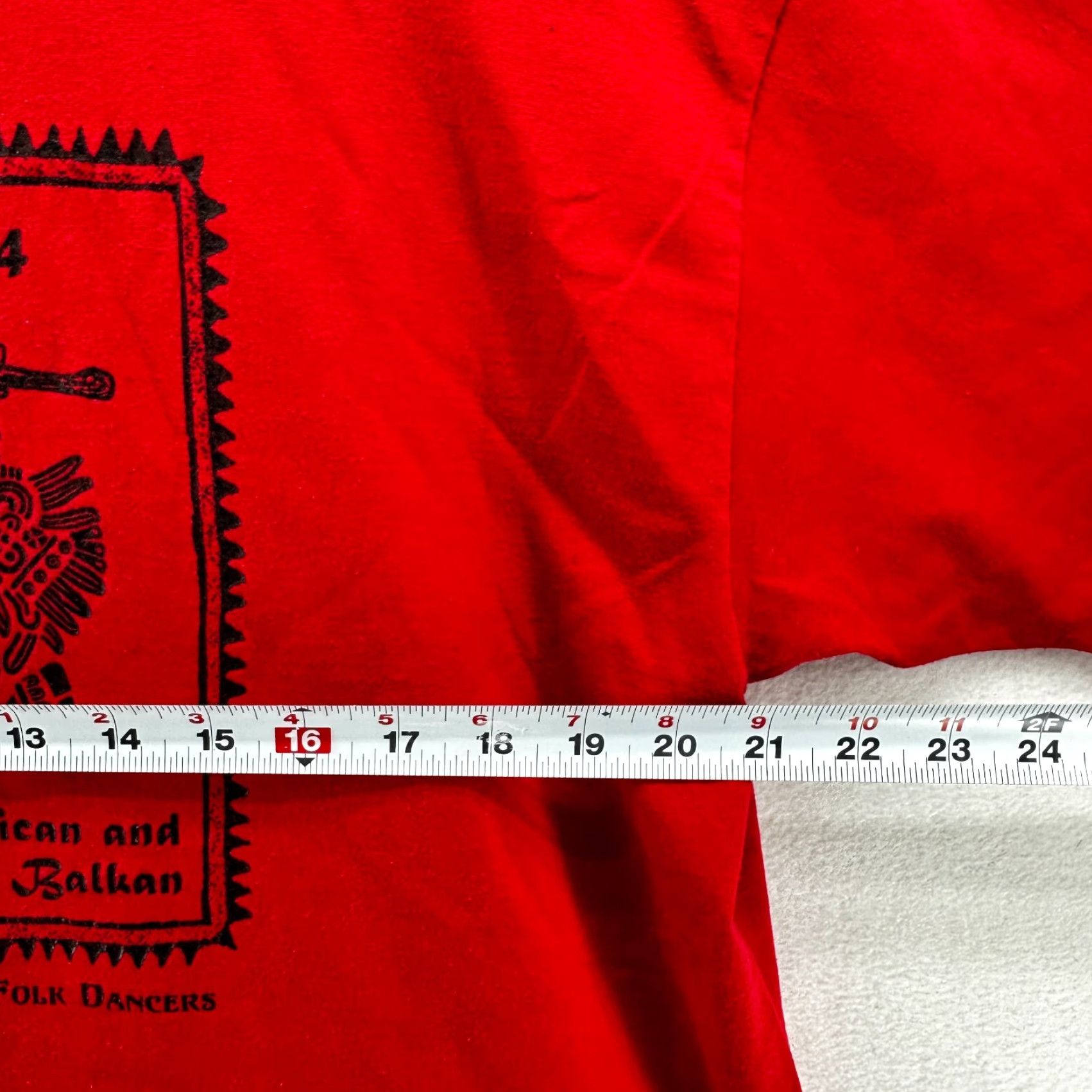 Jerzees VINTAGE Jerzees T-Shirt Red Men's XL Texas Camp 94 Heavyweight Short Sleeve Mens Size US XL / EU 56 / 4 - 6 Thumbnail