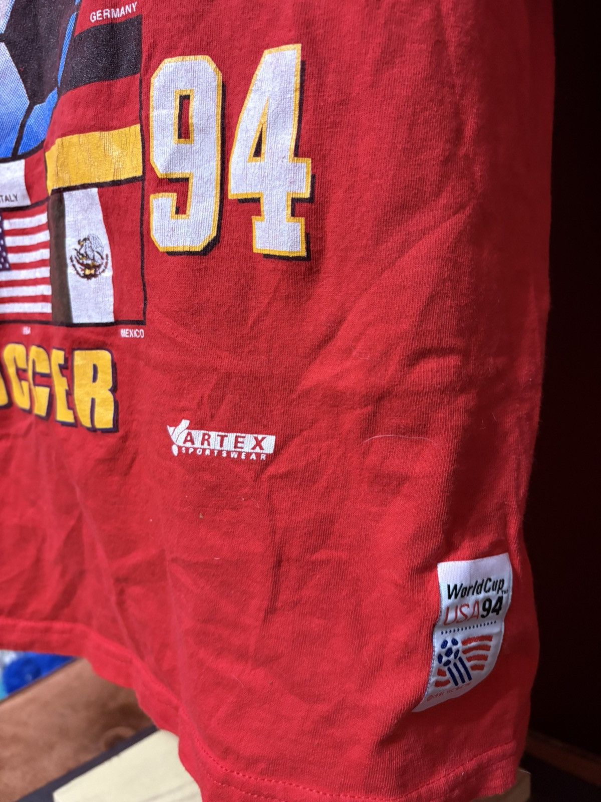 Vintage Vintage World Cup Soccer Tshirt 90’s Fifa Football Grail Size US L / EU 52-54 / 3 - 4 Thumbnail