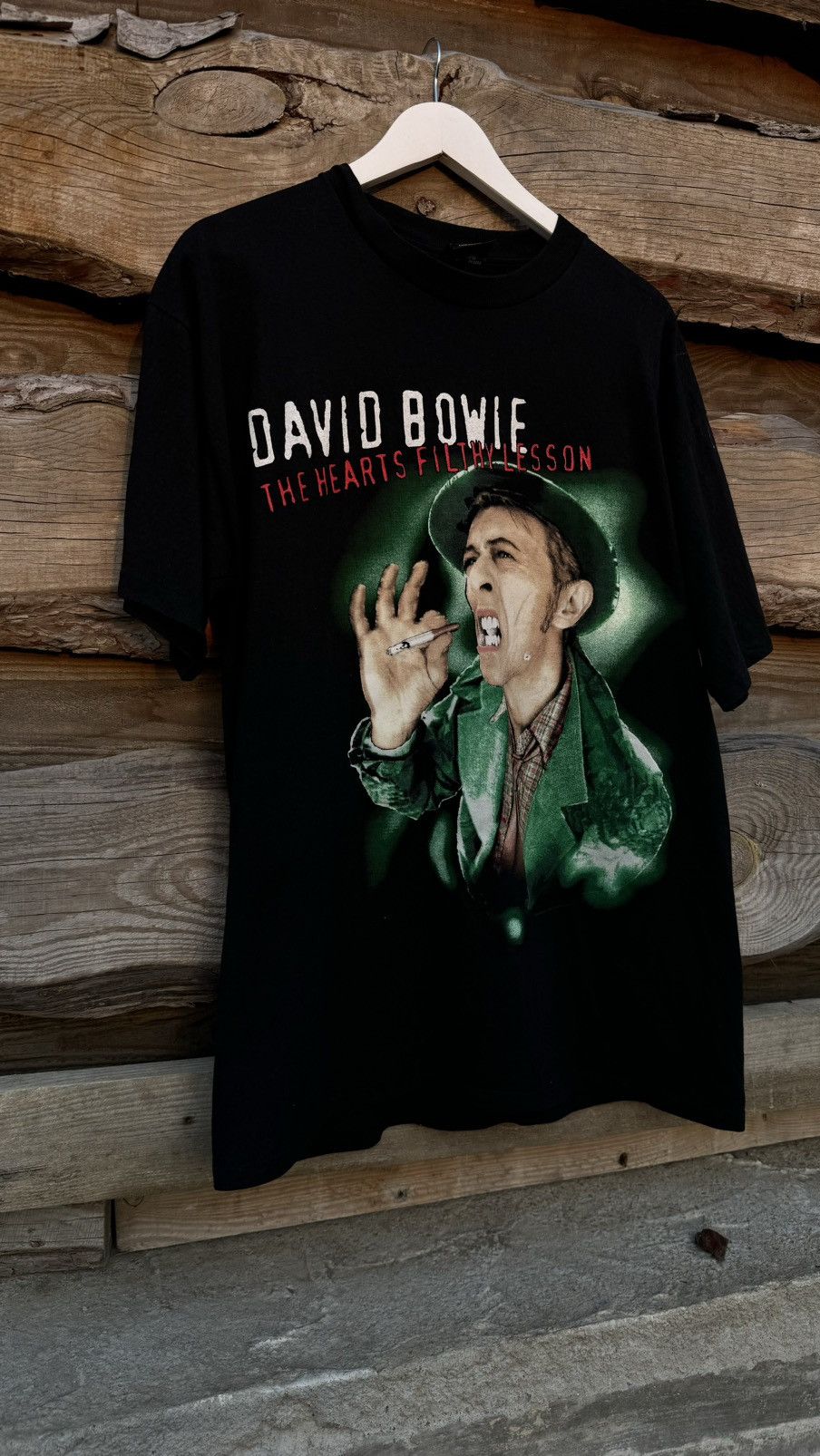 Band Tees × Vintage 1995 Vintage David Bowie The Hearts Felthy Lesson T-Shirt Size US XL / EU 56 / 4 - 3 Thumbnail