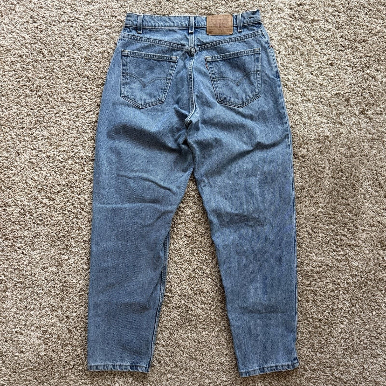 Levi's × Vintage Vintage Levi's 560 Jeans Size 32x31 Loose Tapered Blue USA Size US 32 / EU 48 - 2 Thumbnail