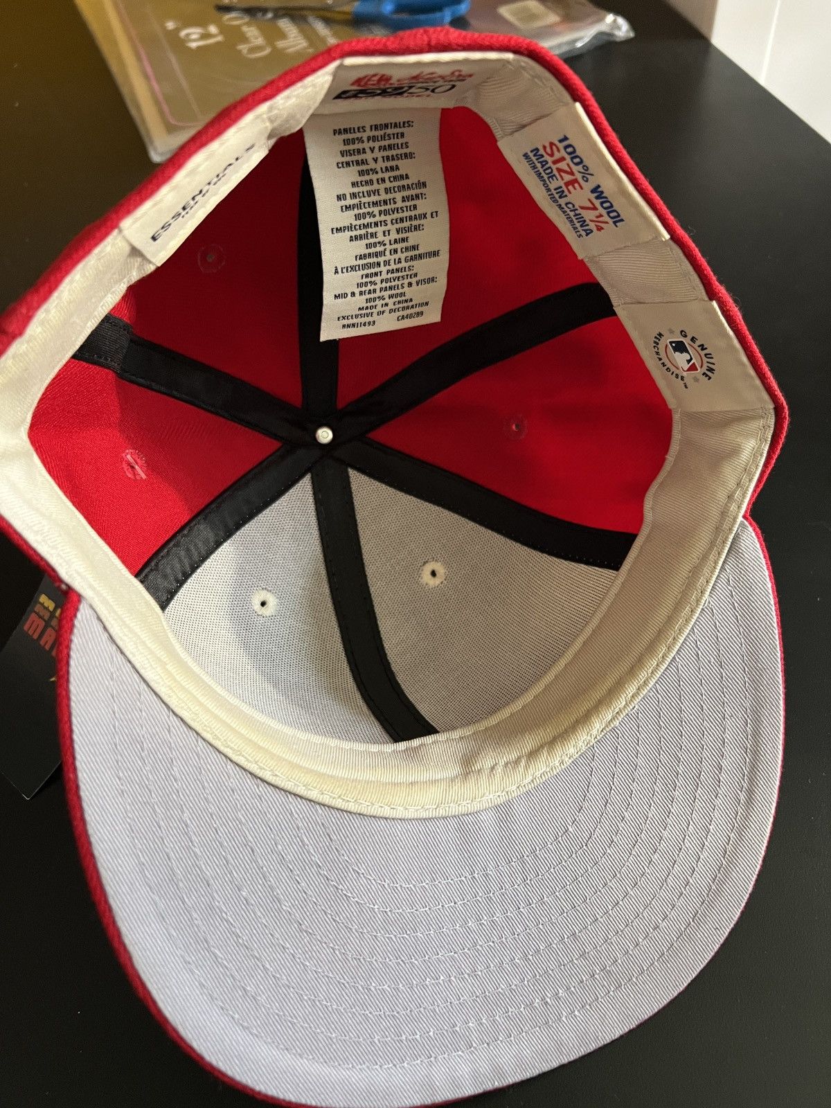 Fear of God × New Era MLB Fear of God New Era Red Fitted 7 1/4 Size ONE SIZE - 3 Thumbnail