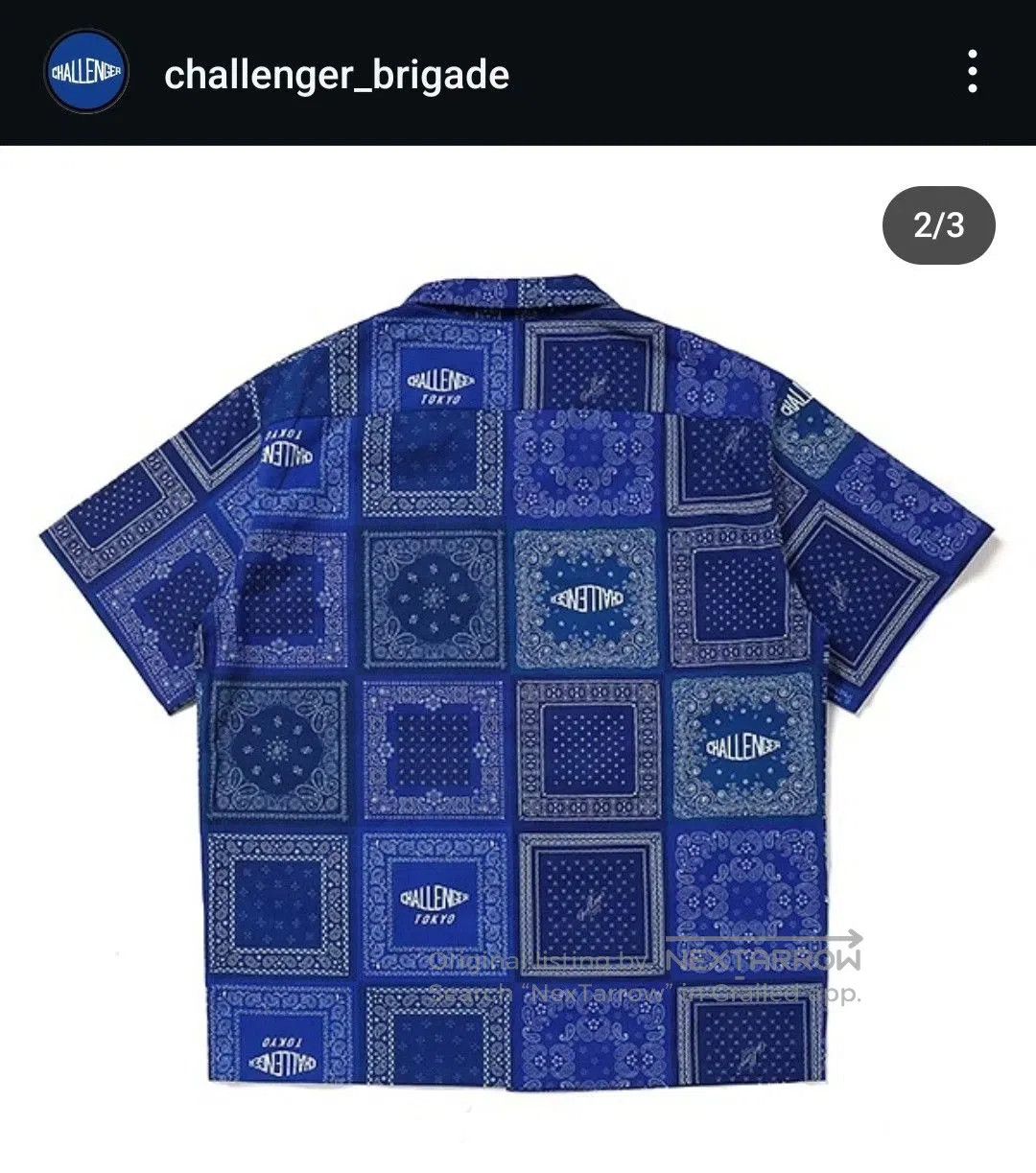 CHALLENGER Challenger Tokyo Limited Bandana Shirt. Size US M / EU 48-50 / 2 - 3 Thumbnail