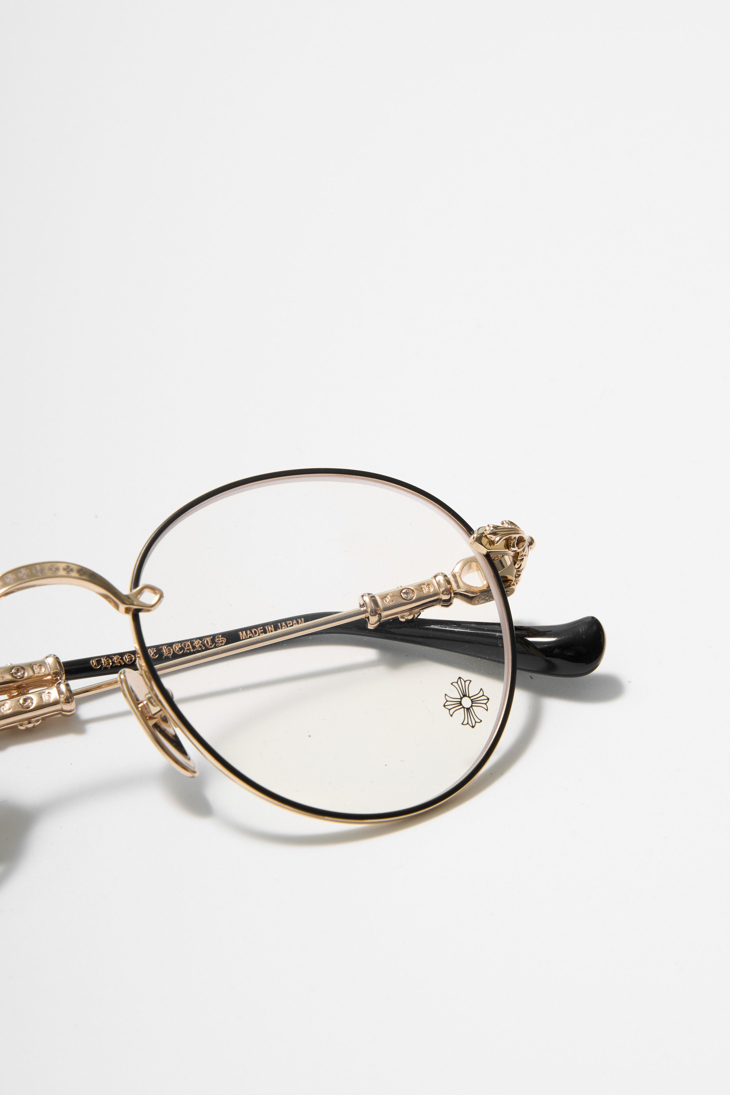 Chrome Hearts CHROME HEARTS BUBBA MATTE BLACK/GOLD PLATED-PLASTIC Size ONE SIZE - 9 Thumbnail