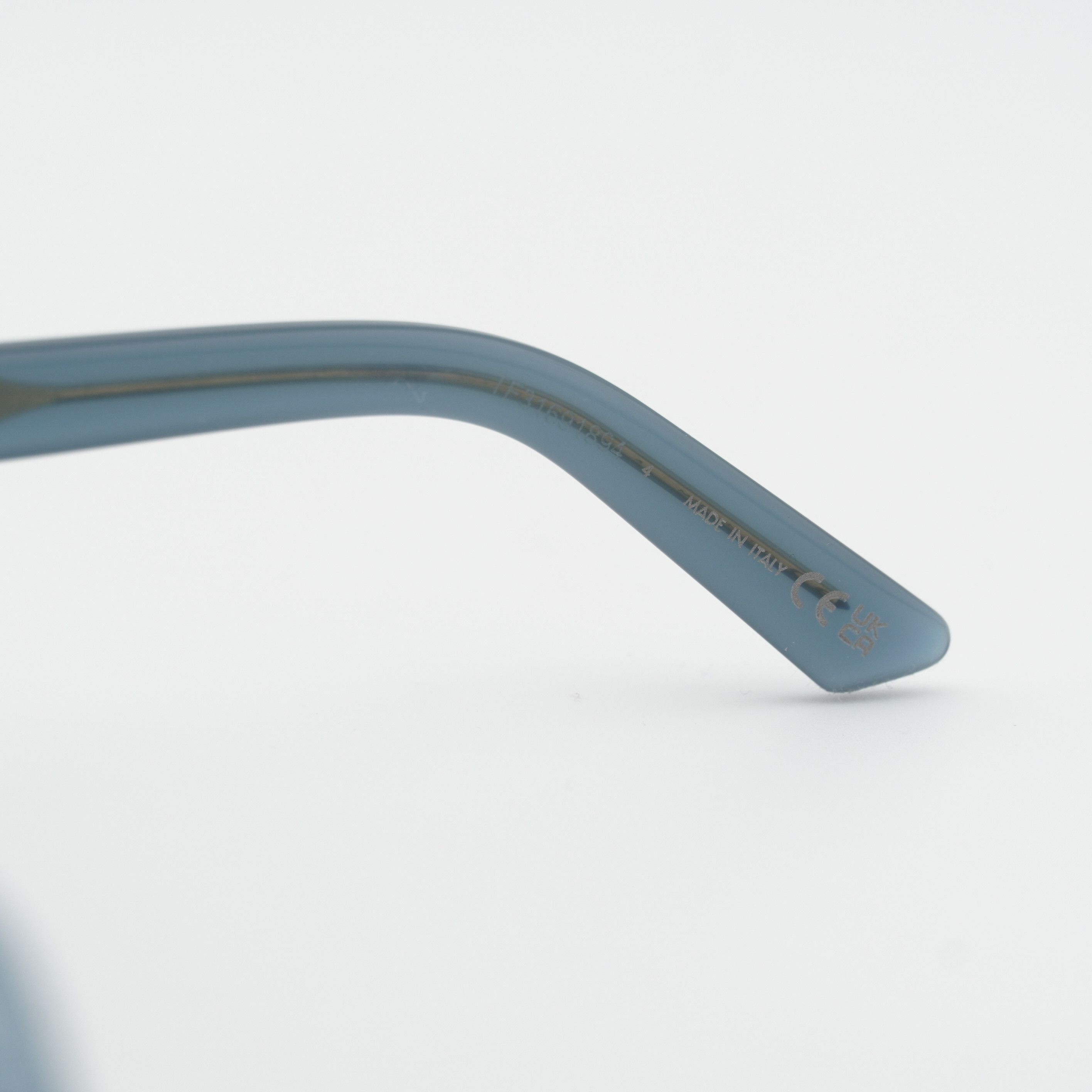 Dior Dior DIORMIDNIGHT O S1I 8000 Eyeglasses Shiny Light Blue 53m Size ONE SIZE - 9 Thumbnail