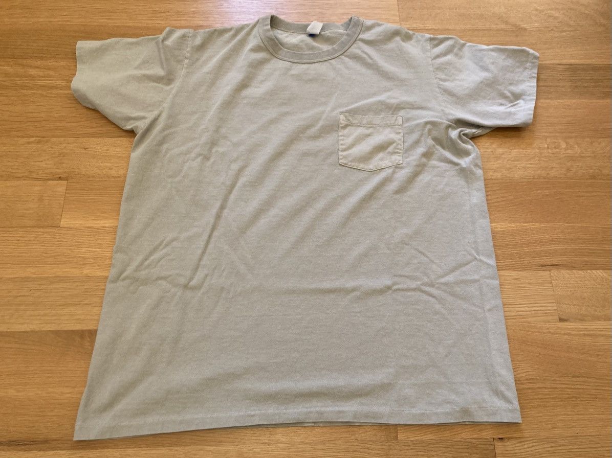 Velva Sheen Velva Sheen Pigment Dyed Crew Pocket Tee in Grey Size US XL / EU 56 / 4 - 1 Thumbnail