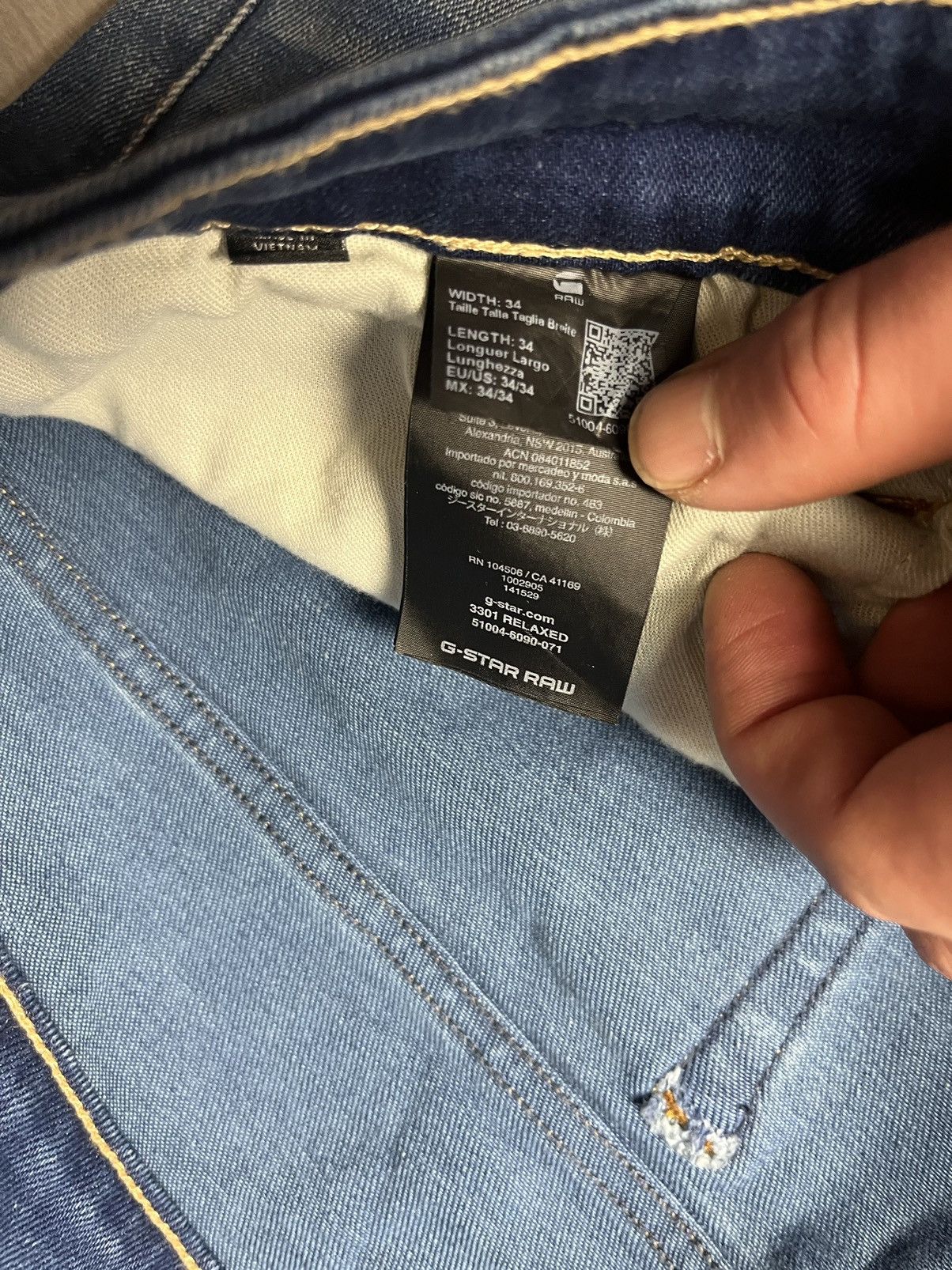 G-Star G star raw denim jeans size 34/34 Size US 34 / EU 50 - 4 Thumbnail