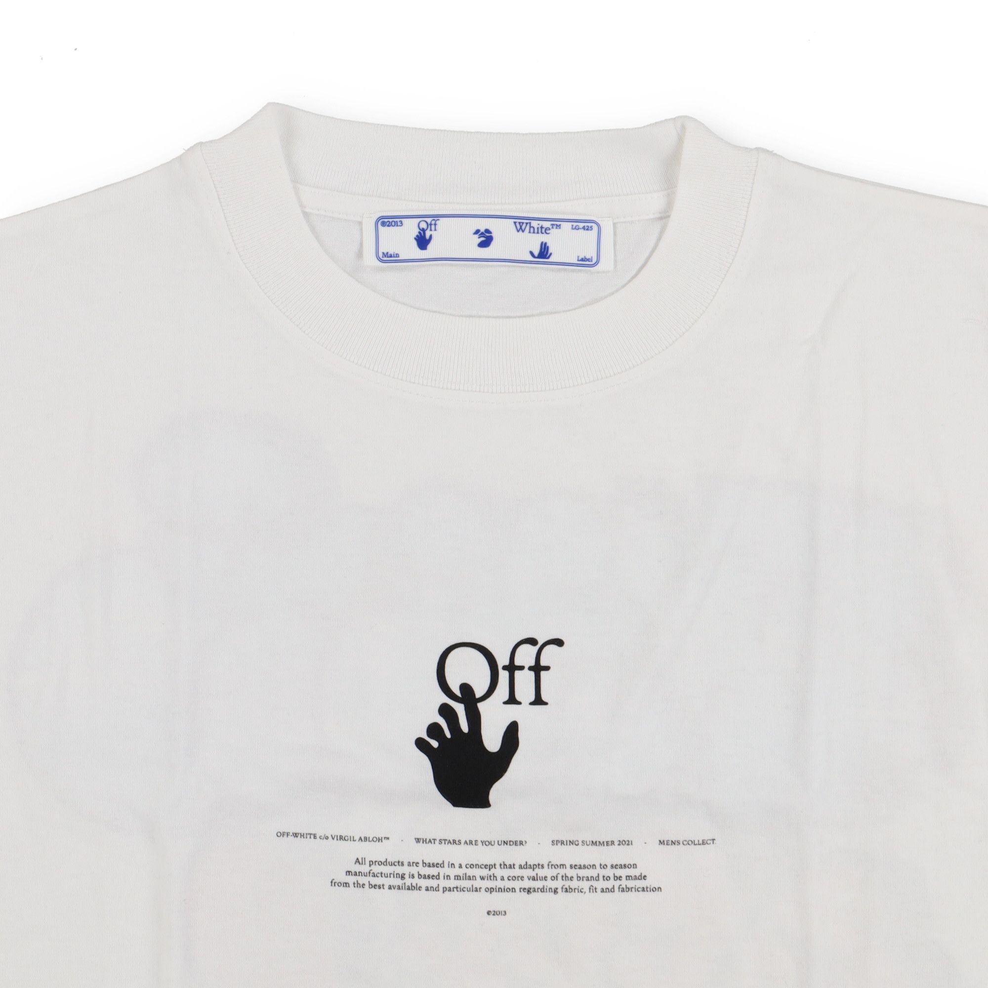 Off-White White Graff Logo Oversized T-Shirt Size XS / US 0-2 / IT 36-38 - 6 Thumbnail