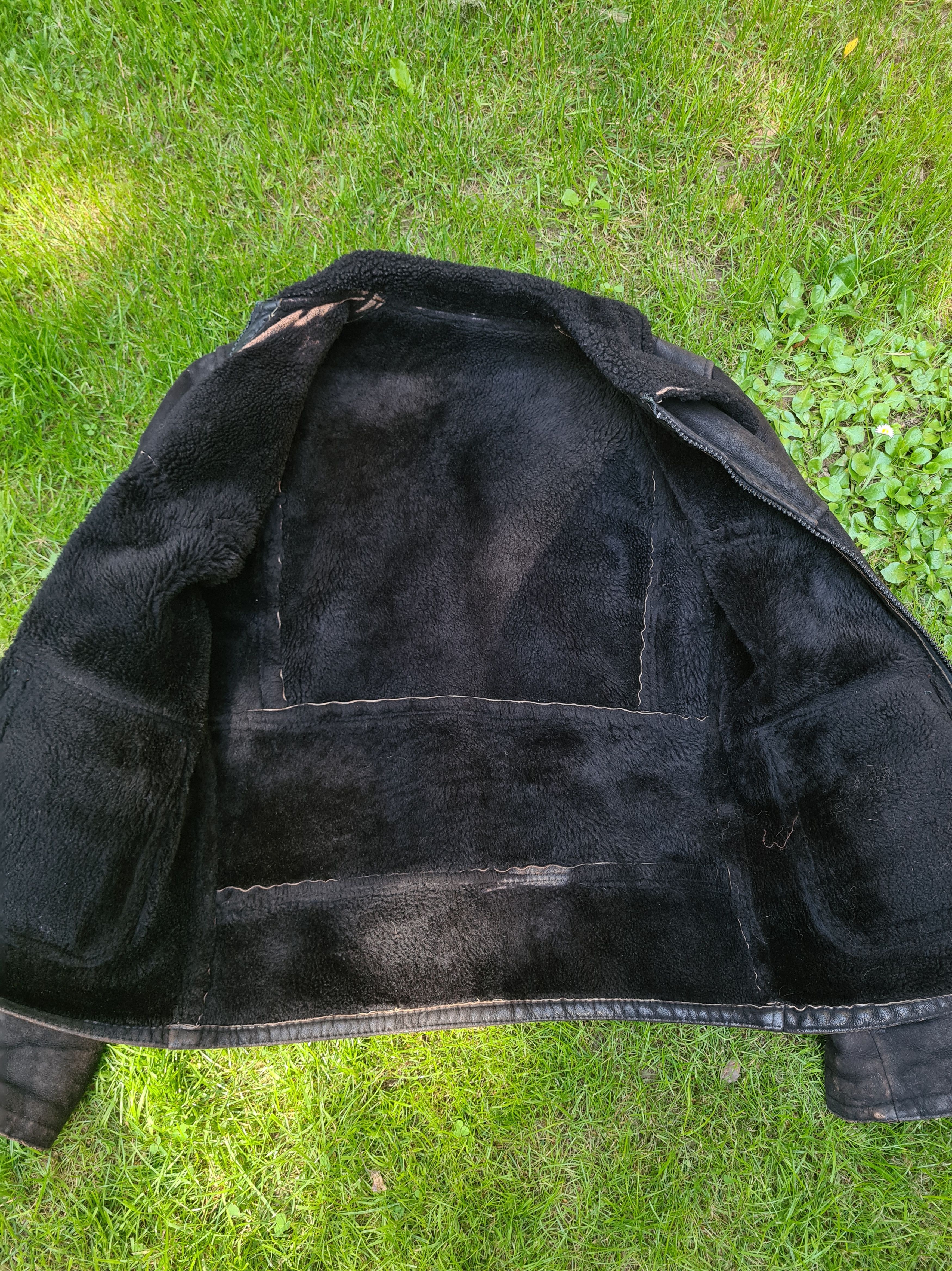 Vintage Vintage Fur Leather Jacket Size US L / EU 52-54 / 3 - 3 Thumbnail