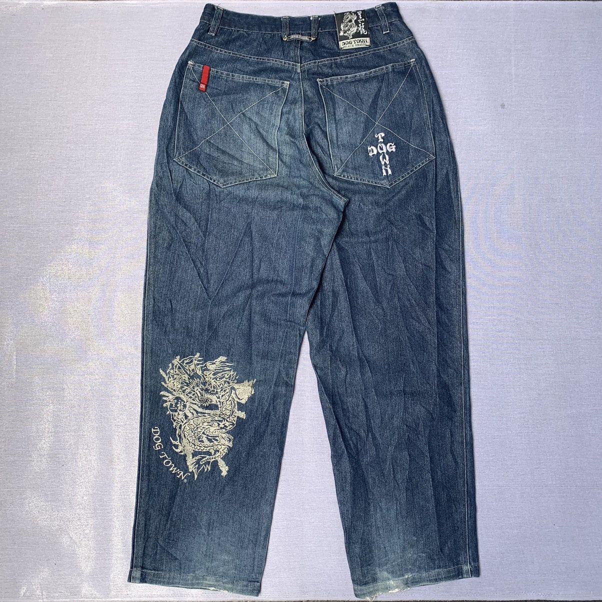 image of Vintage Baggy Jeans Dogtown Venice.ca Skateboards in Blue, Men's (Size 32)