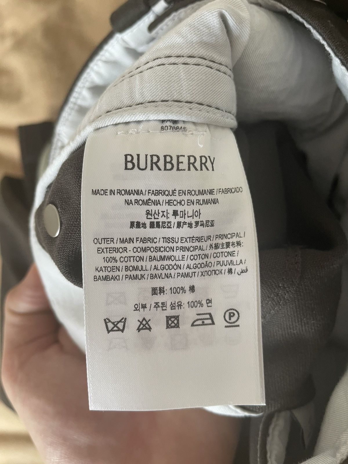 Burberry BRAND NEW BURBERRY COTTON TROUSERS XS OTTER Size US 29 - 4 Thumbnail