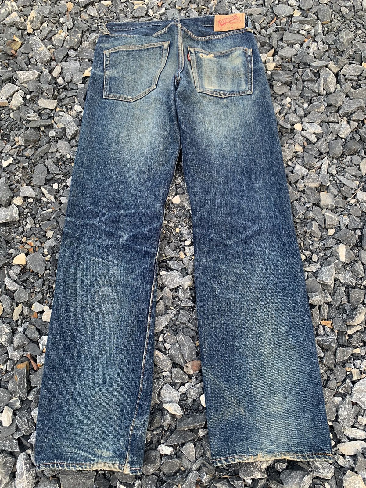 Denime VINTAGE DENIME SELVEDGE RUSTY JAPANESE DISTRESSED DENIM Size US 30 / EU 46 - 4 Thumbnail
