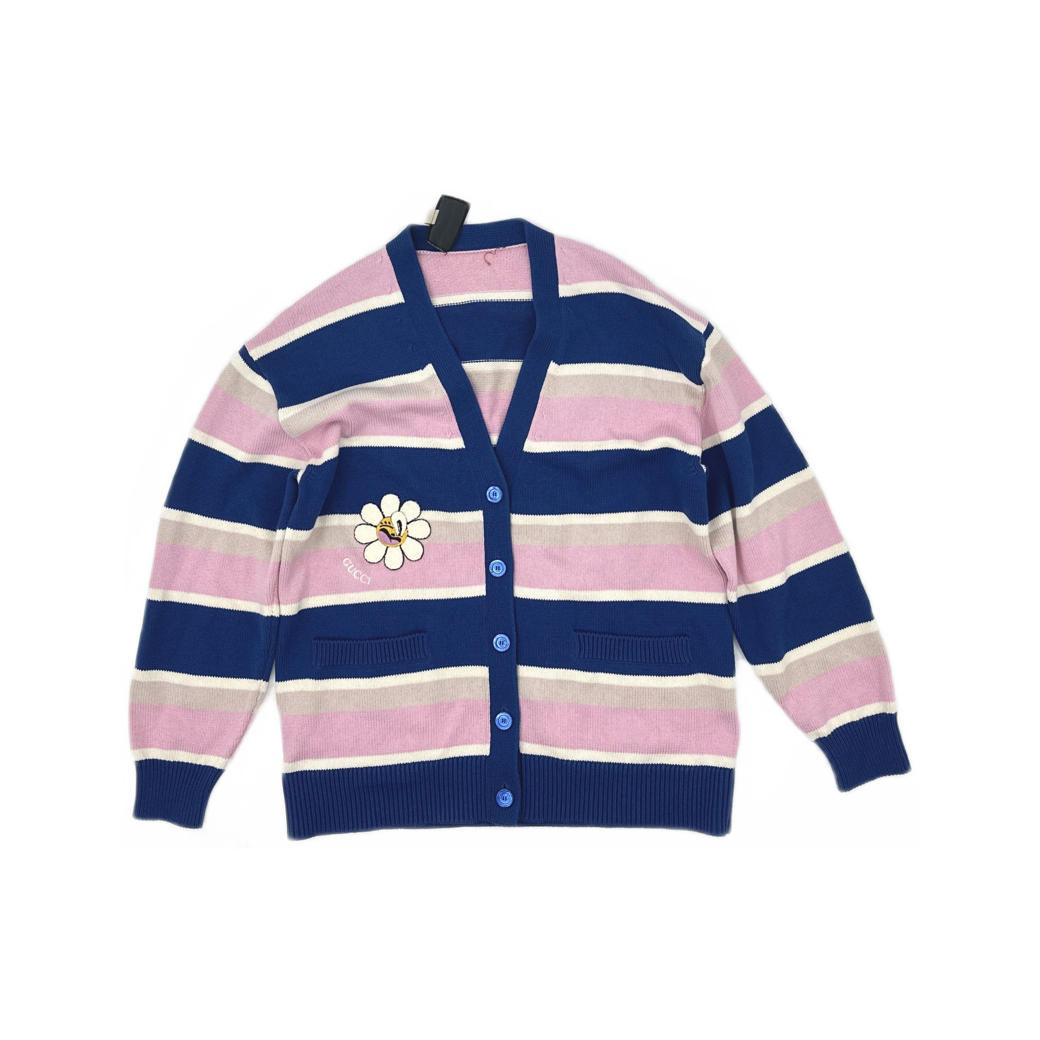 Gucci Gucci Striped Cardigan Size XS Size XS / US 0-2 / IT 36-38 - 1 Thumbnail
