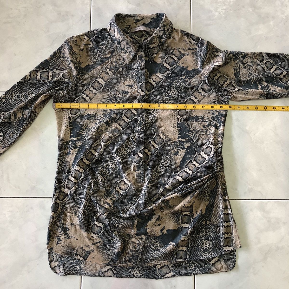Vintage Demian Snake Skin Asian Style Korean & Japanese Vintage Size L / US 10 / IT 46 - 21 Thumbnail