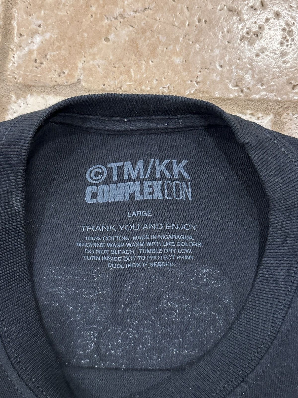 Complex Takashi Murakami ComplexCon Flower Black Long Sleeve T-Shirt Size US L / EU 52-54 / 3 - 7 Thumbnail