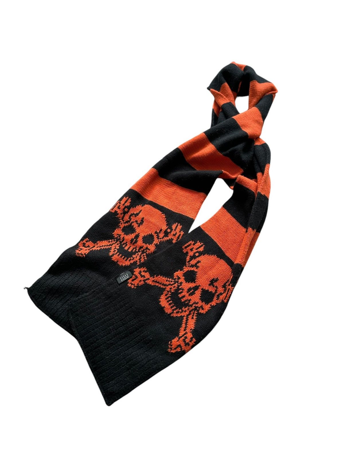 Japanese Brand 2010's Ryoko Kikuchi skull wool muffler Size ONE SIZE - 2 Thumbnail