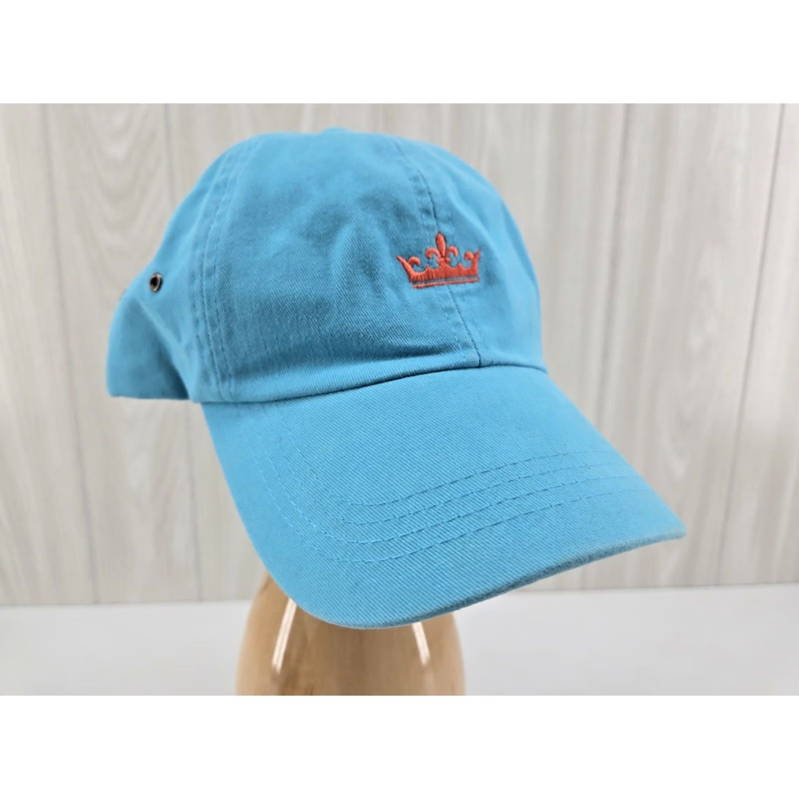 Peter Millar VINTAGE Peter Millar Hat One Sz Adjustable Strapback Turquoise Orange Golf Baseball Unisex Adults Cotton Twill Adjustable Sports Hat Mens Women Size ONE SIZE - 3 Thumbnail