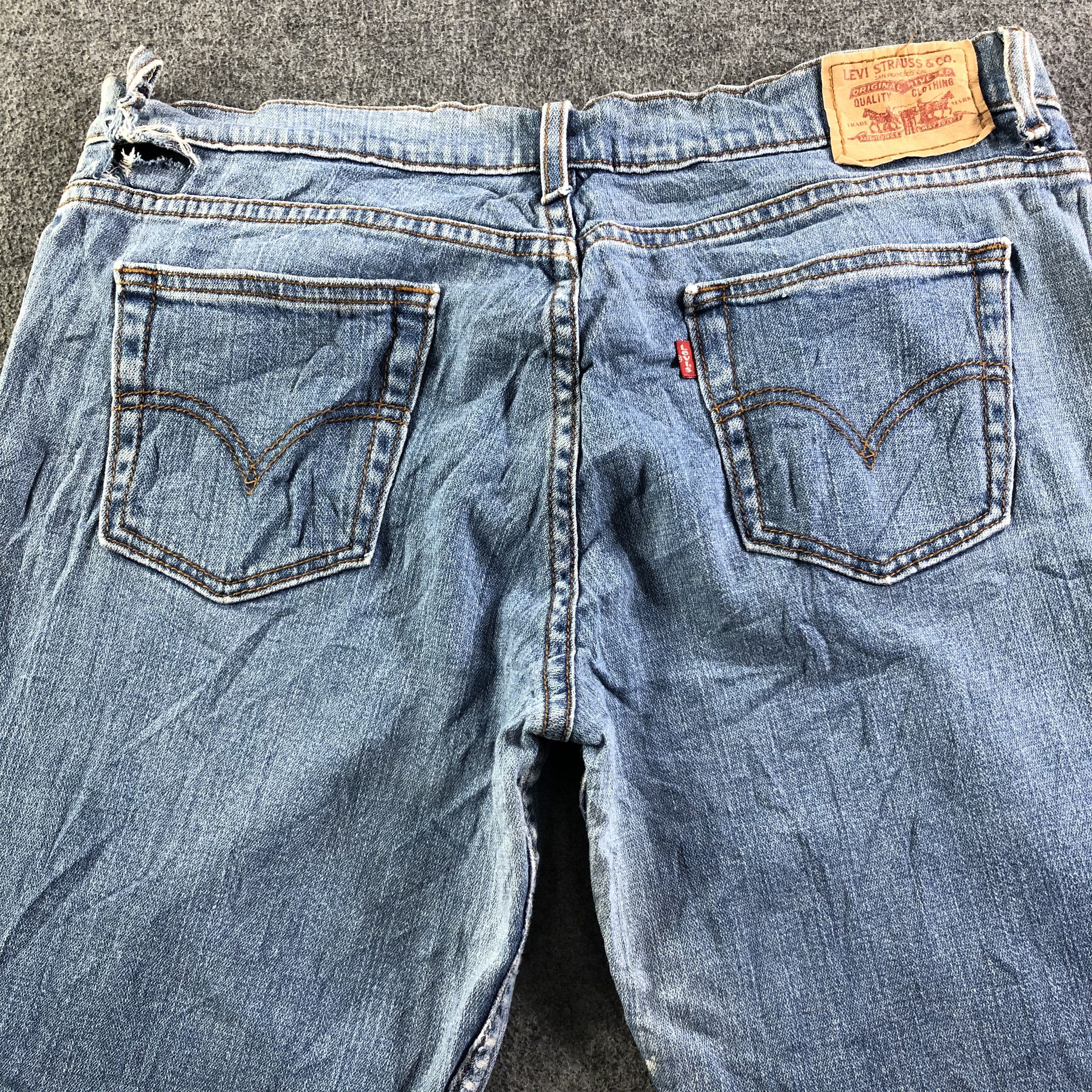 Levi's Vintage Blue Wash Levis Jeans-J3268 Size US 36 / EU 52 - 4 Thumbnail