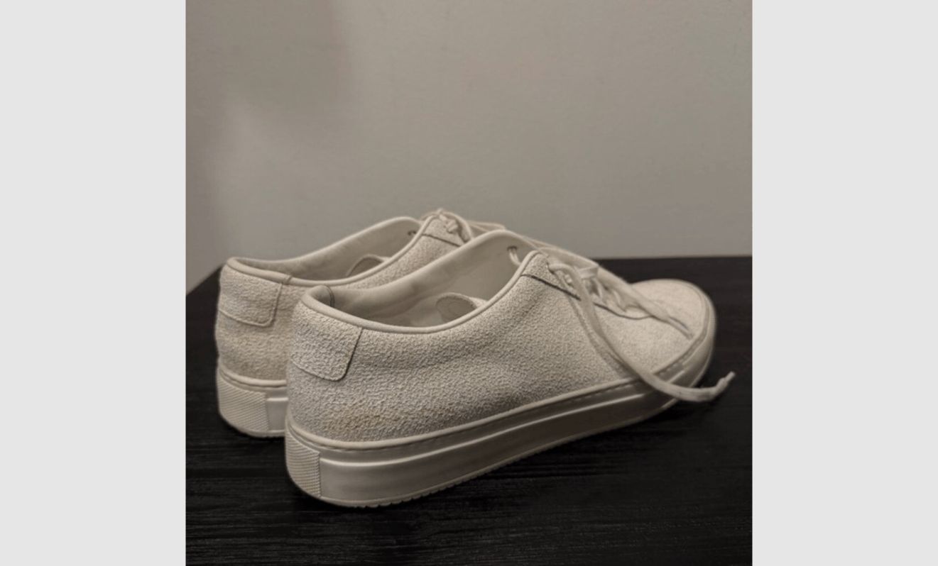 Common Projects Common Projects Achilles Premium Textured Suede White Size US 9.5 / EU 42-43 - 2 Thumbnail