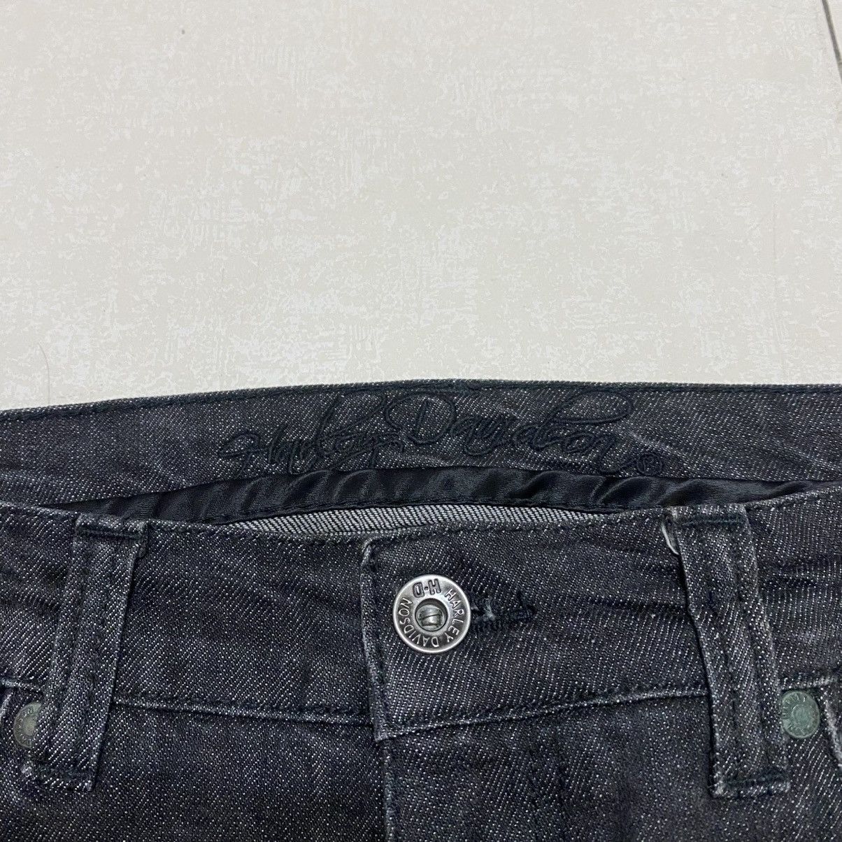 Harley Davidson Harley Davidson Black Denim Jeans Size US 31 - 5 Thumbnail